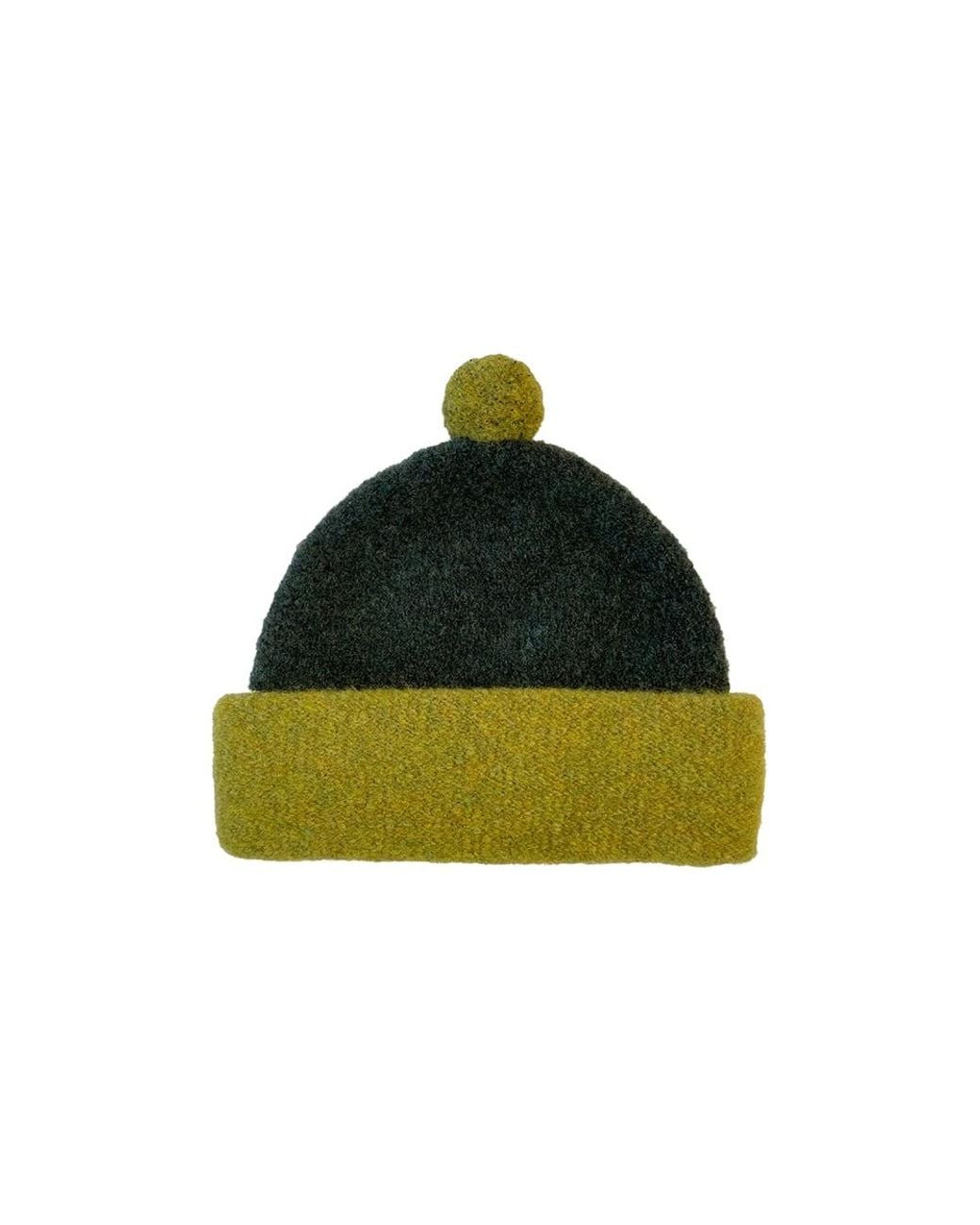 Mabli Green Teddy Beanie