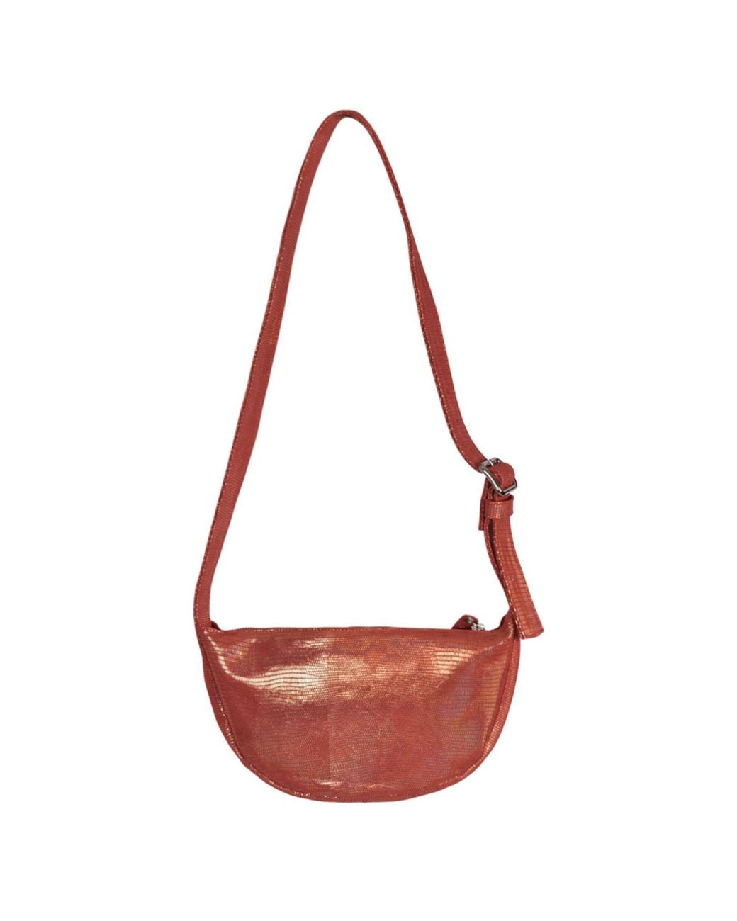 Owen Barry Red Leather Sling Bag Jupiter