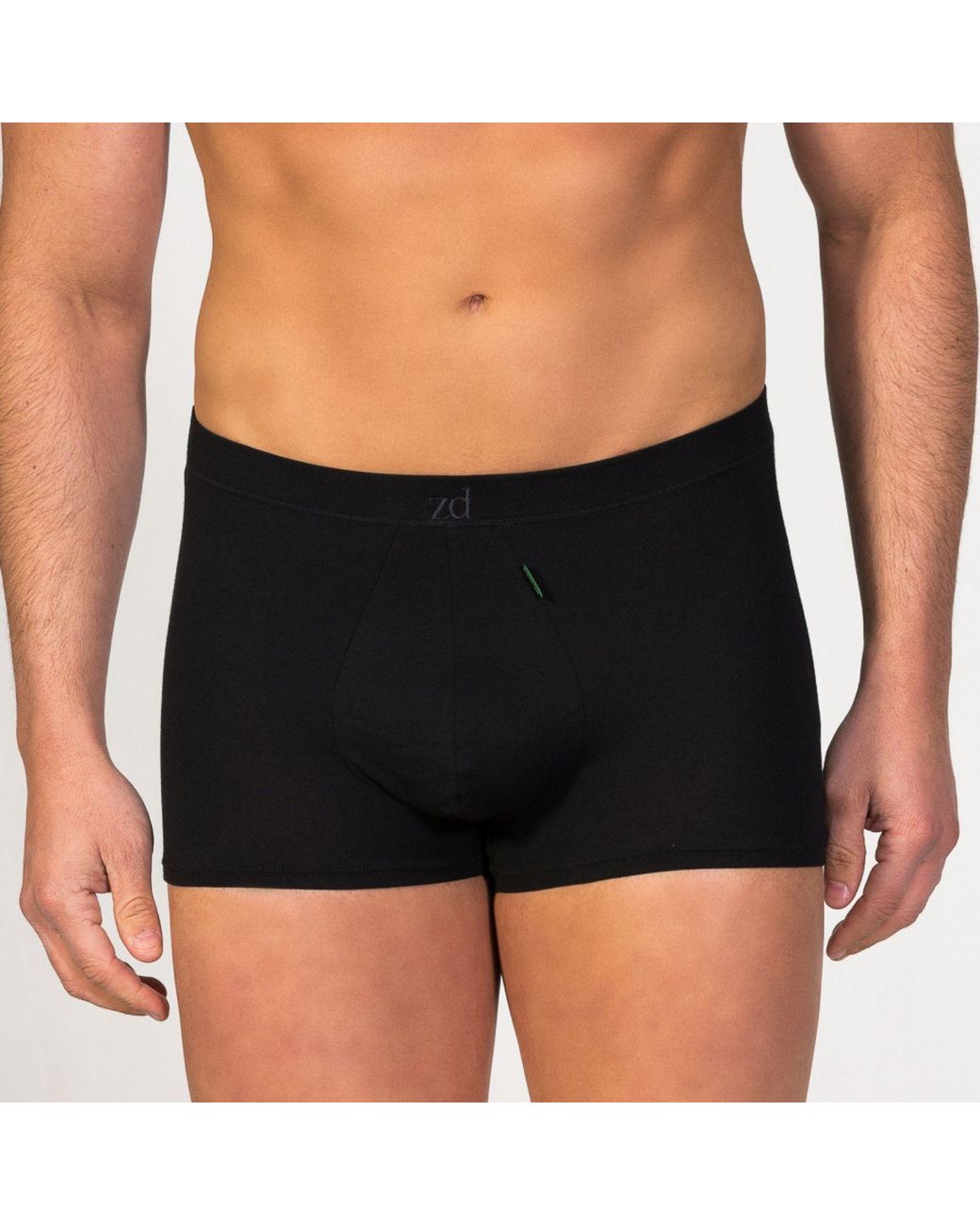 Zd - Zero Defects Black Ikaria Trunk – Premium Egyptian Cotton for men