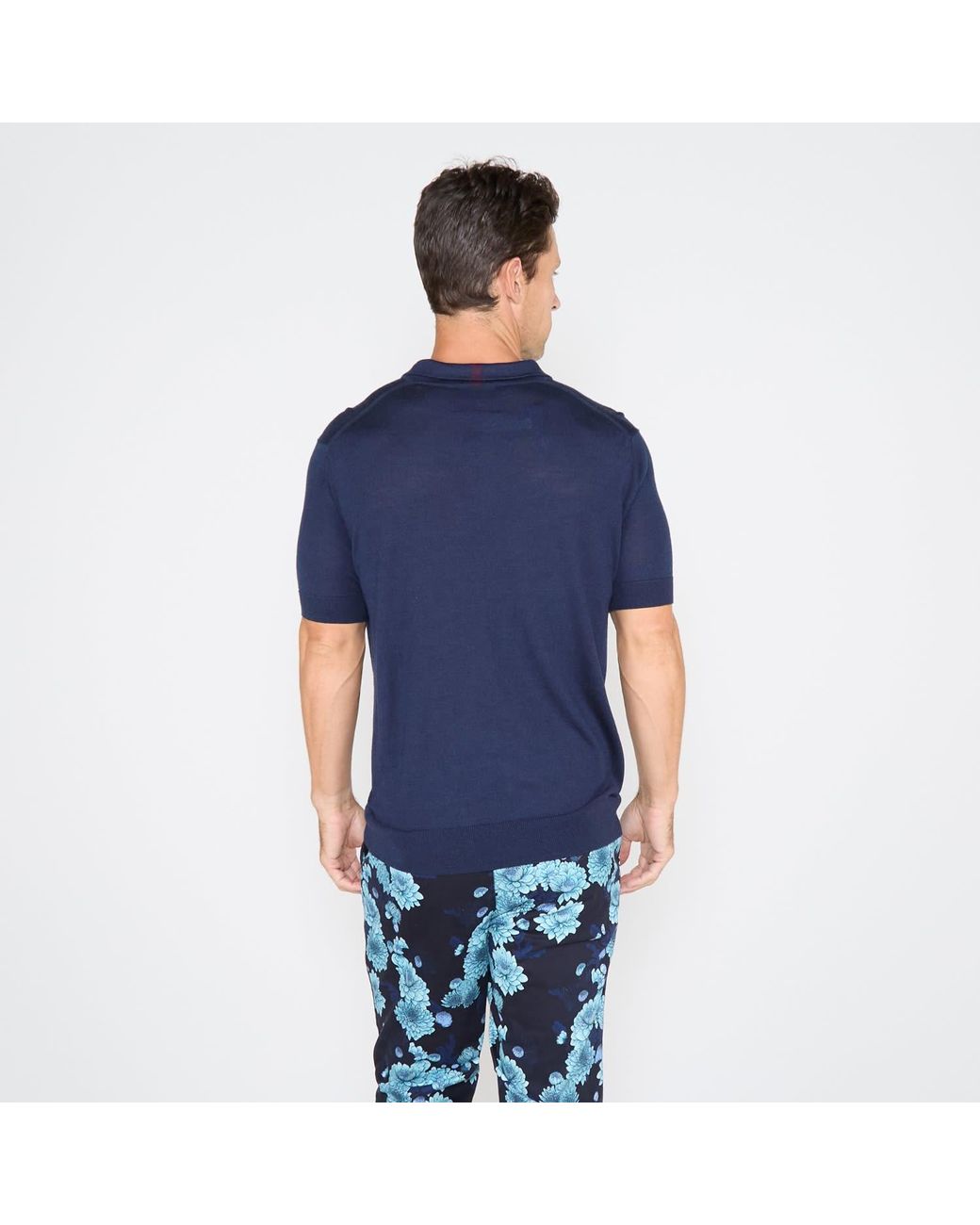 Lords of Harlech Blue Jack Serious Floral Pant for men