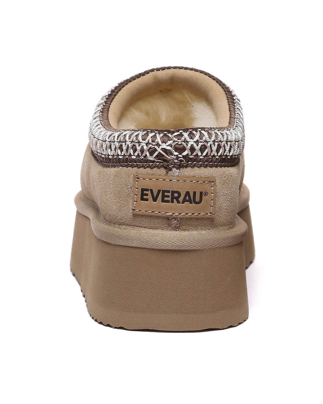 EverAu Australia Brown Neutrals Wonga Leather Slippers