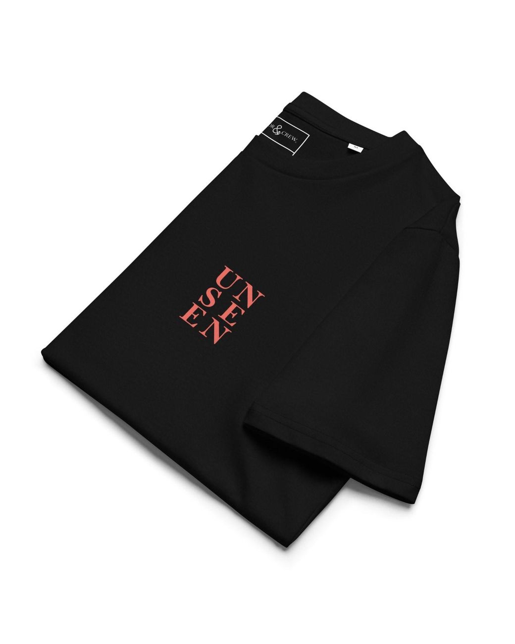 Anchor and Crew Black Eighteen Unseen Editions Organic Cotton T-Shirt