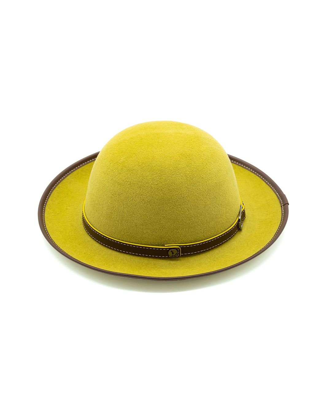 DORIA 1905 Yellow Lapin Felt Rolling Hat for men