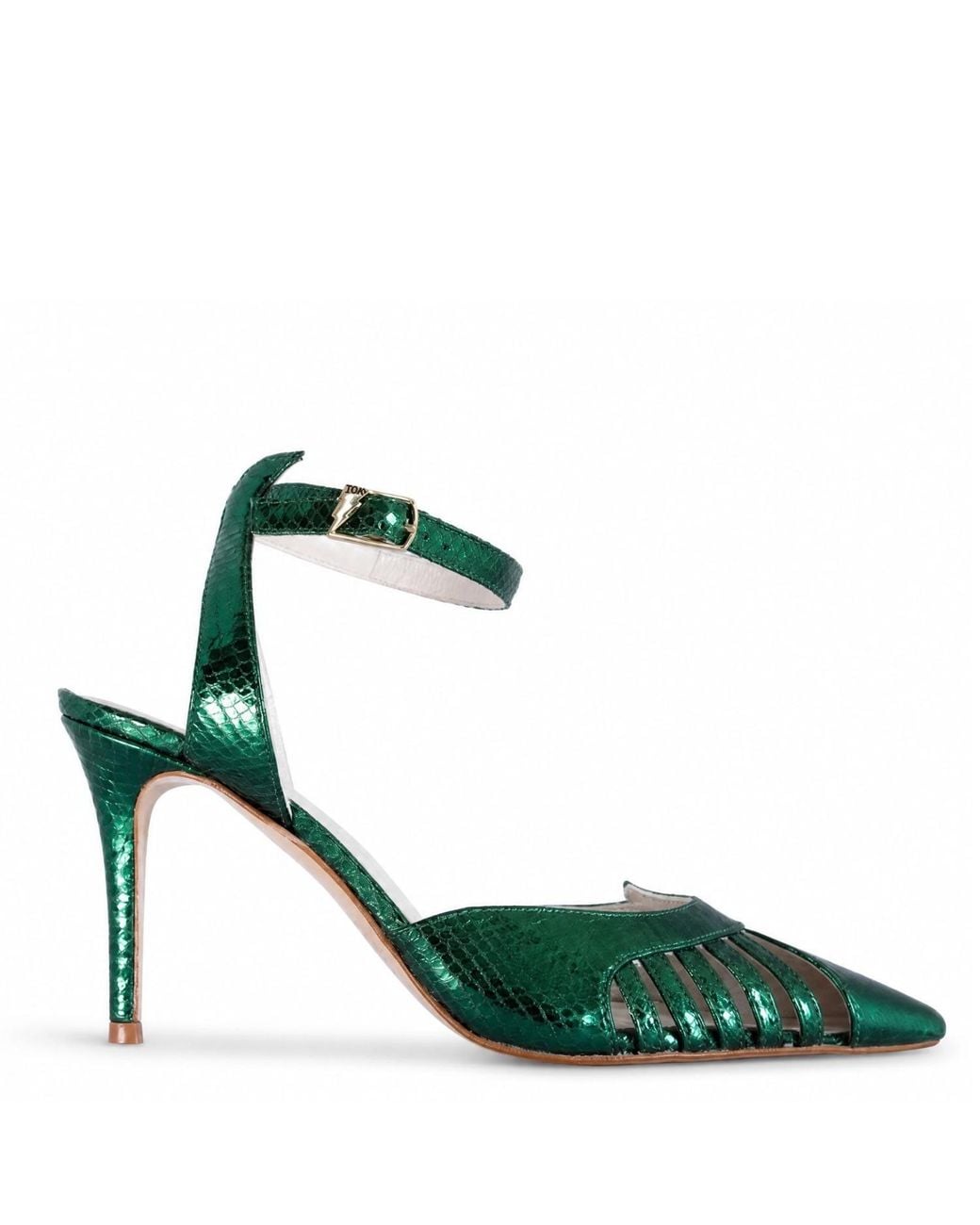 Terry De Havilland Green May Jewel Heels