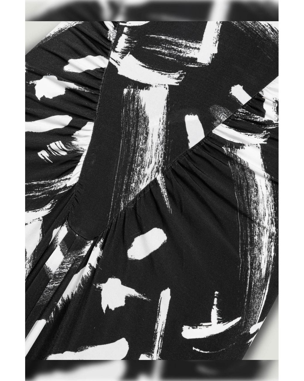 Nocturne Black Printed Halter Maxi Dress