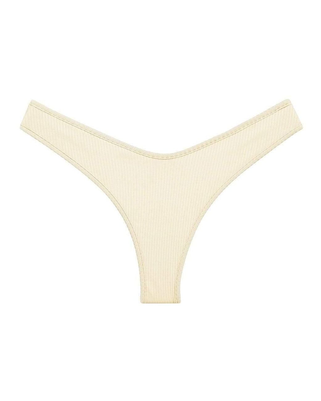 Montce Natural Cream Rib Lulu Bikini Bottom
