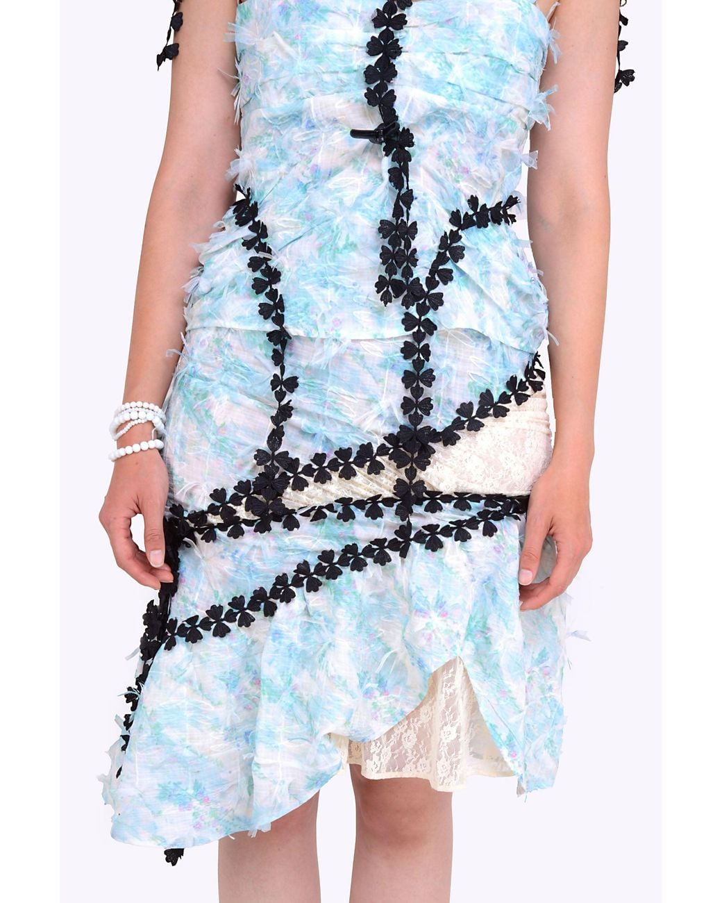 Natalia Petruch Blue Neutrals Anabelle Skirt