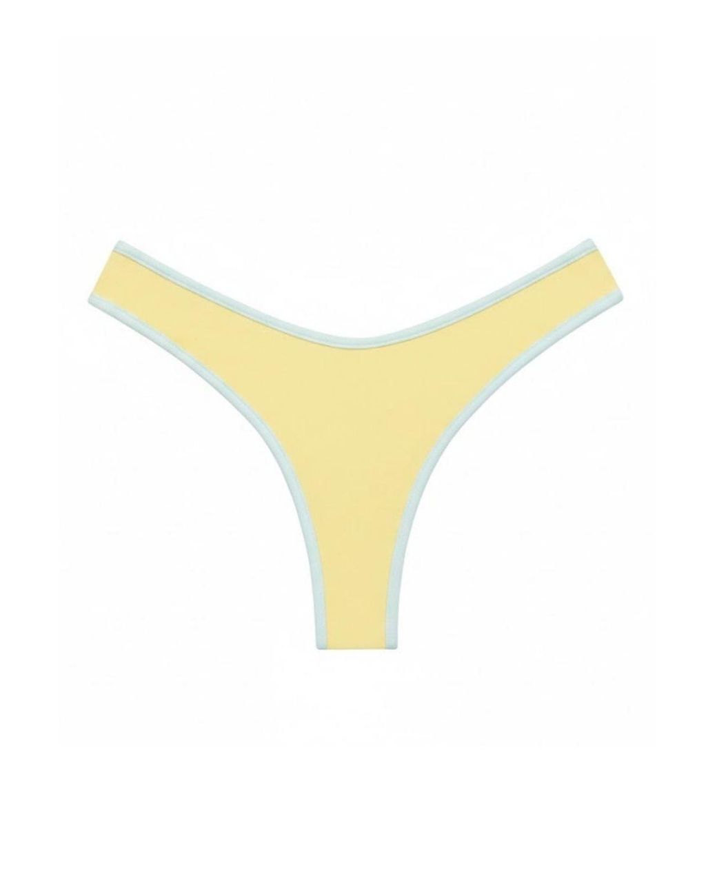 Montce Yellow Sunshine Binded Lulu Bikini Bottom