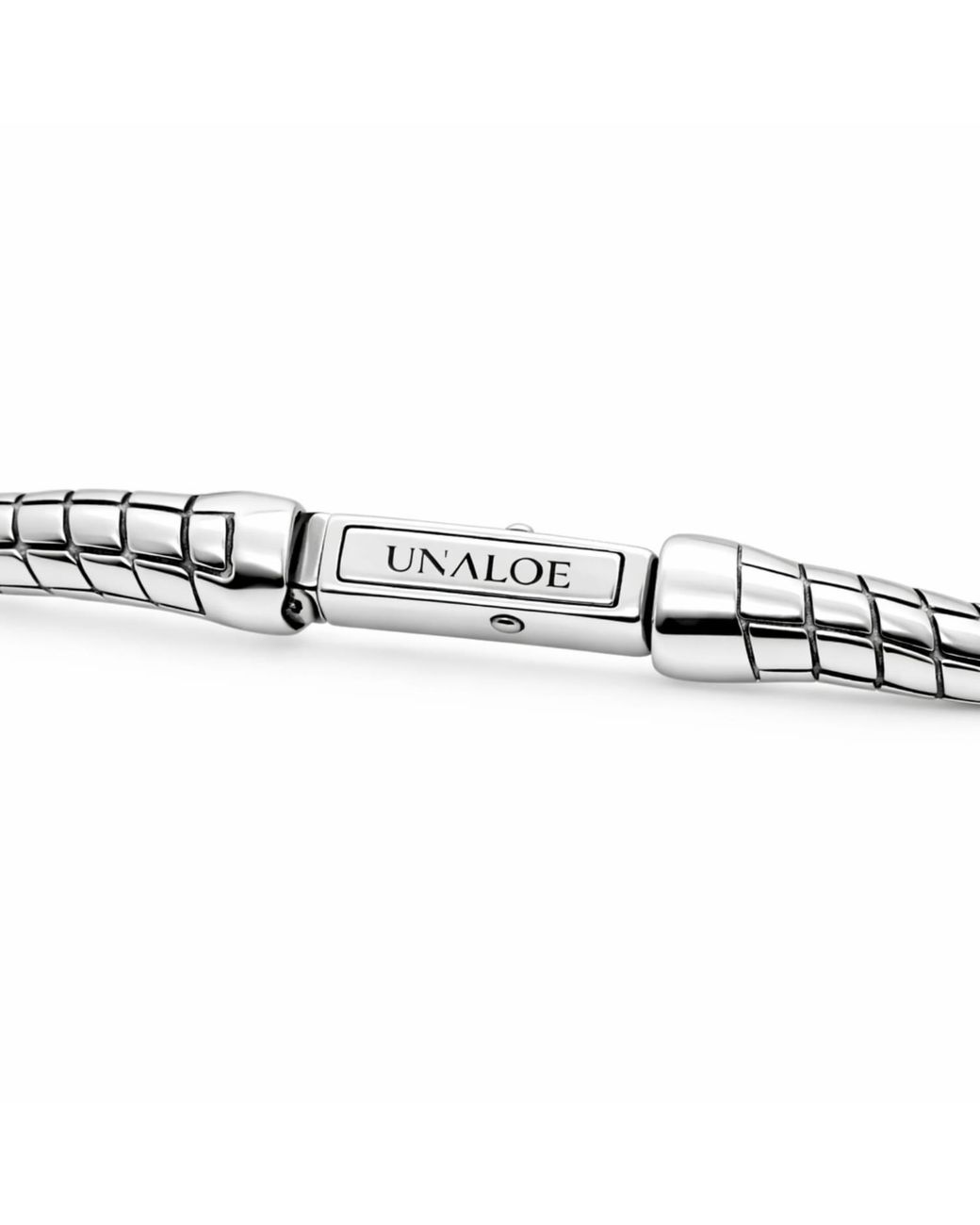 Unaloe Metallic Sterling Double Snake Necklace With Natural Rubies – Italian Artisan Jewelry For