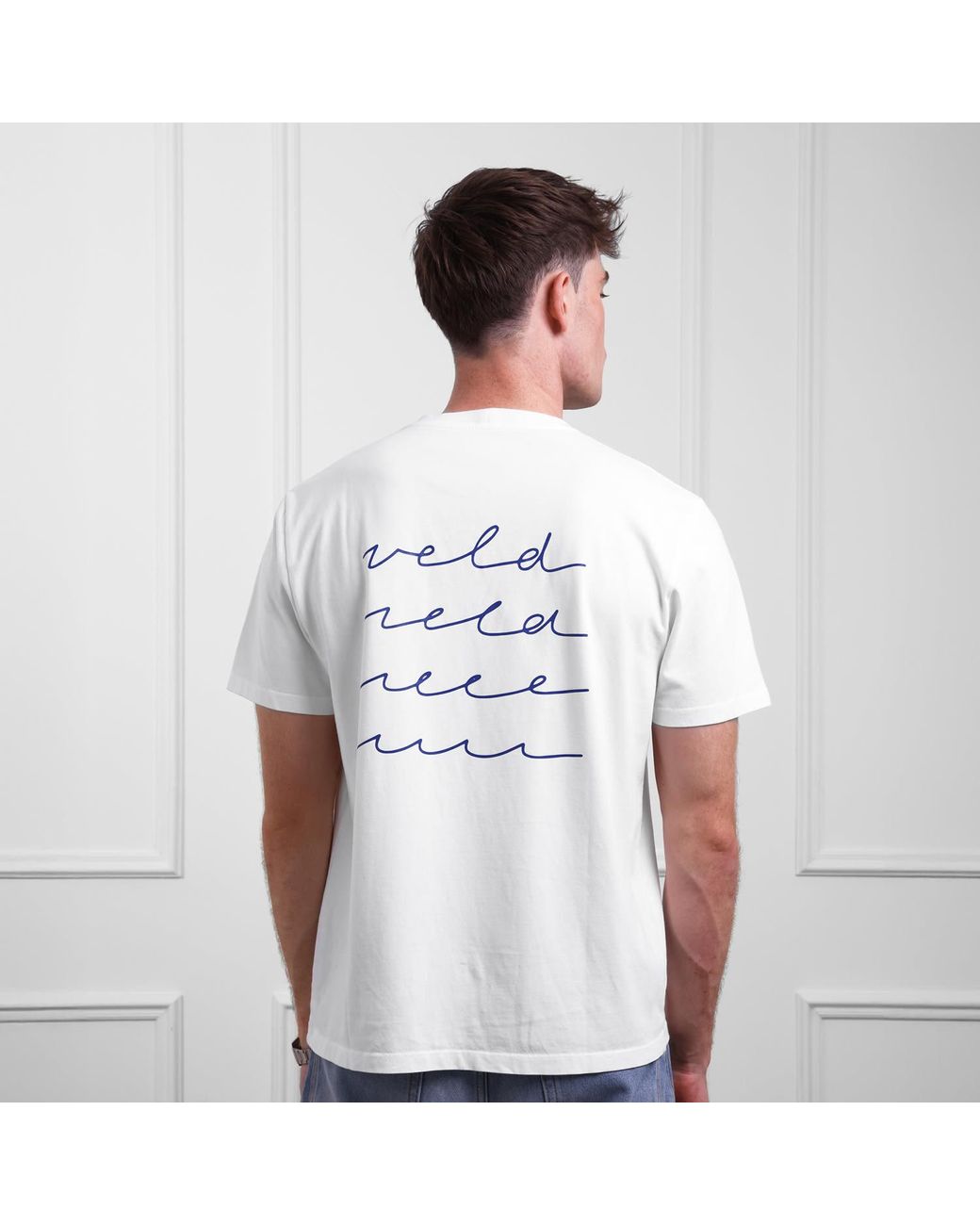 VLD White Mulholland Waves T-Shirt for men