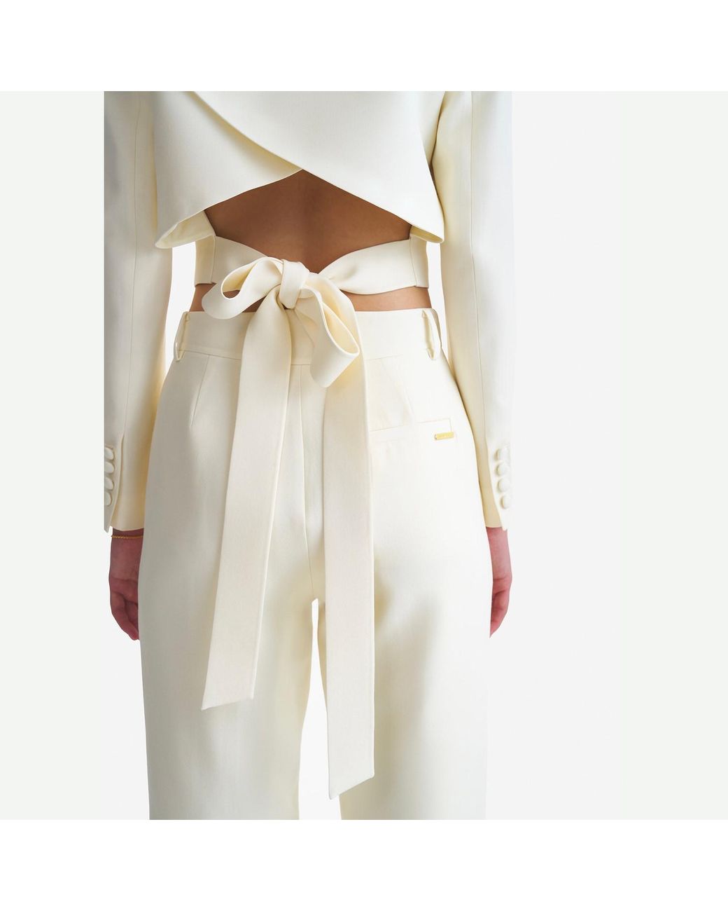 Emma Wallace White Lucile Jacket