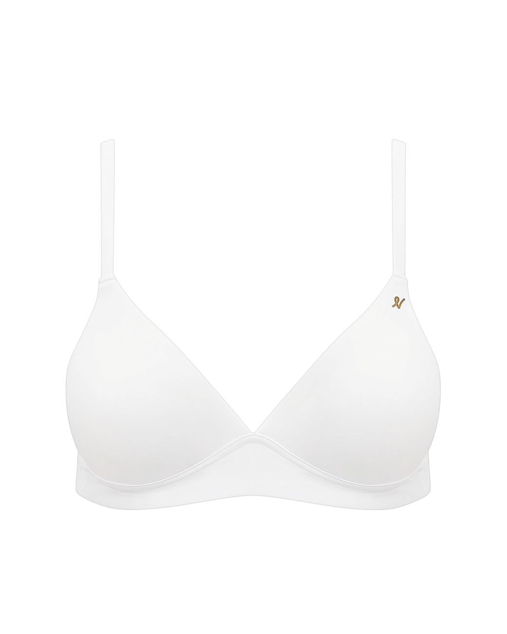 Nudea White The Stretch Easy Does It Bralette