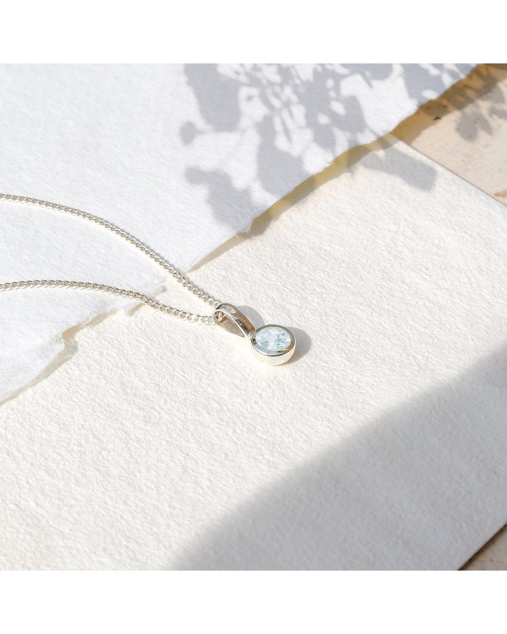Charlotte's Web Jewellery Metallic March Birthstone Charm Necklace