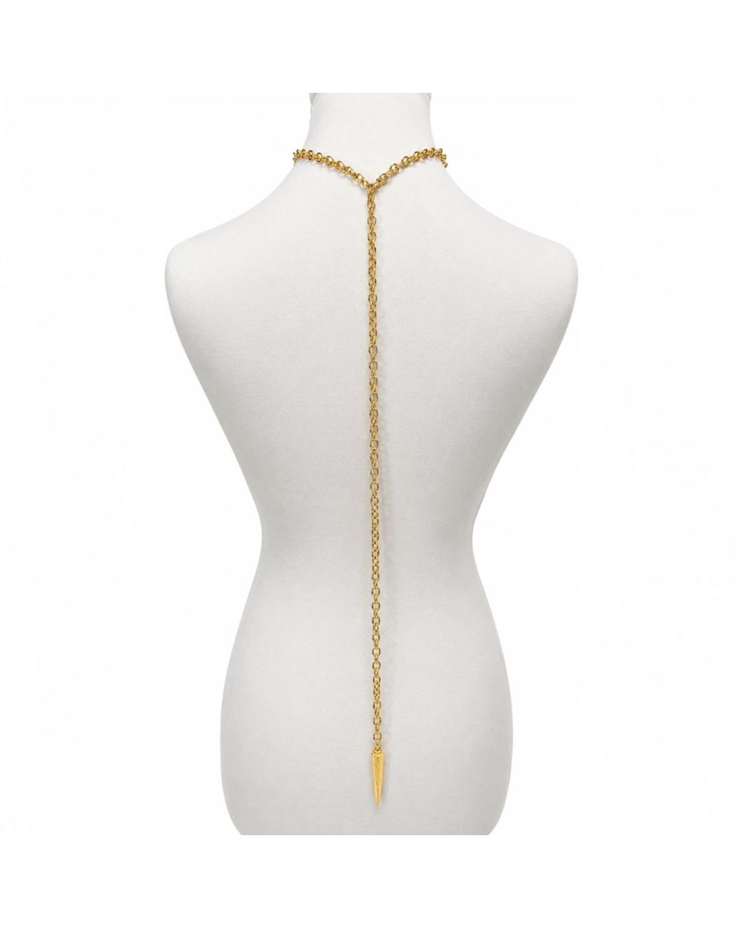 Jagged Halo Jewelry Metallic Artemis Adjustable Spike Pendant Necklace