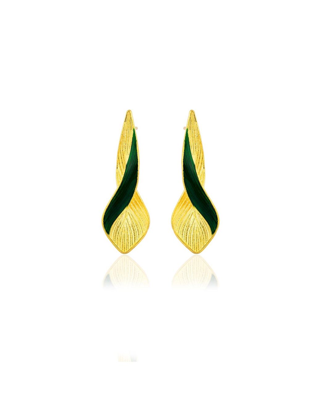 Milou Jewelry Yellow Dark & Infinity Earrings