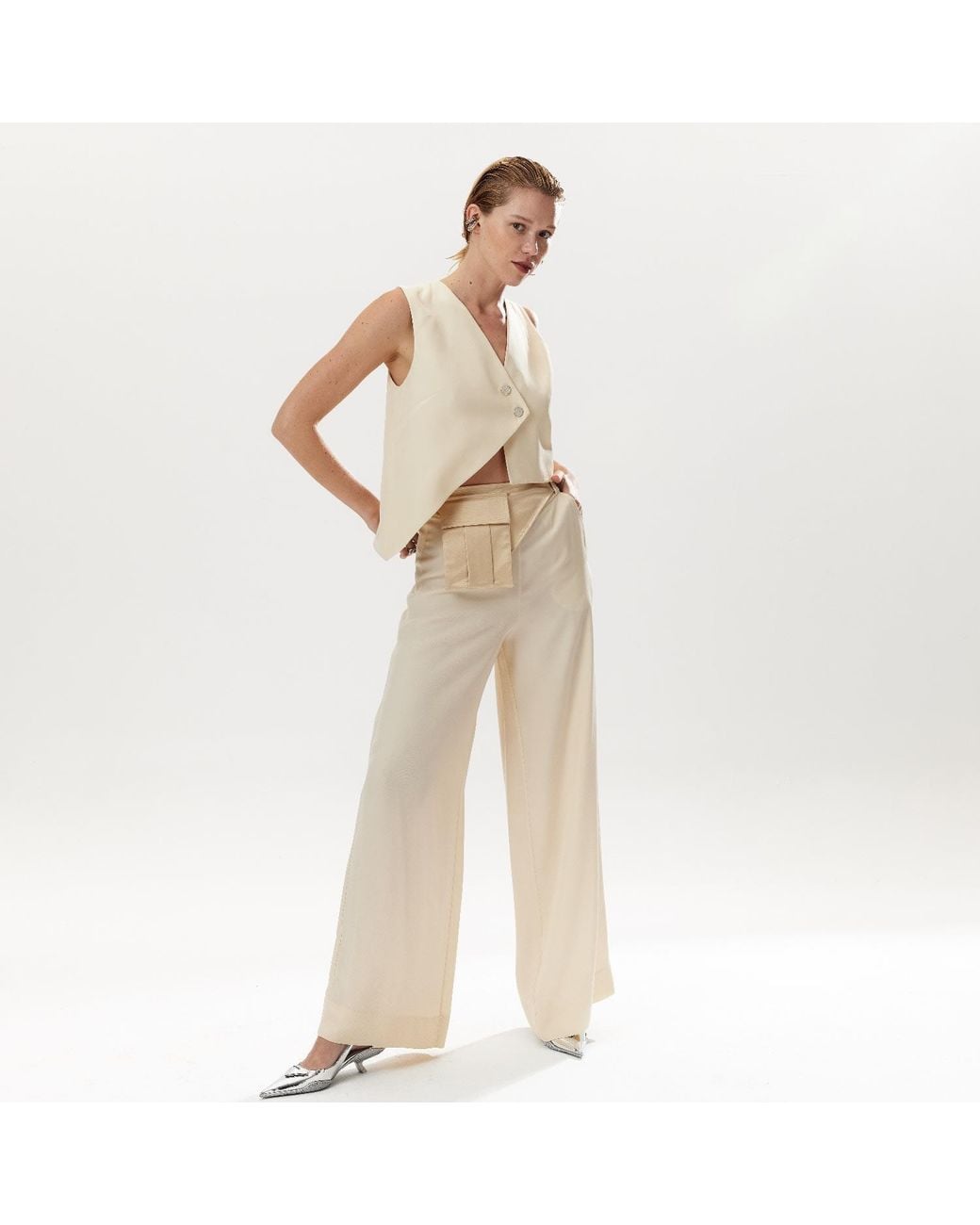 Mirimalist Natural Neutrals Ixir Maxi Pants