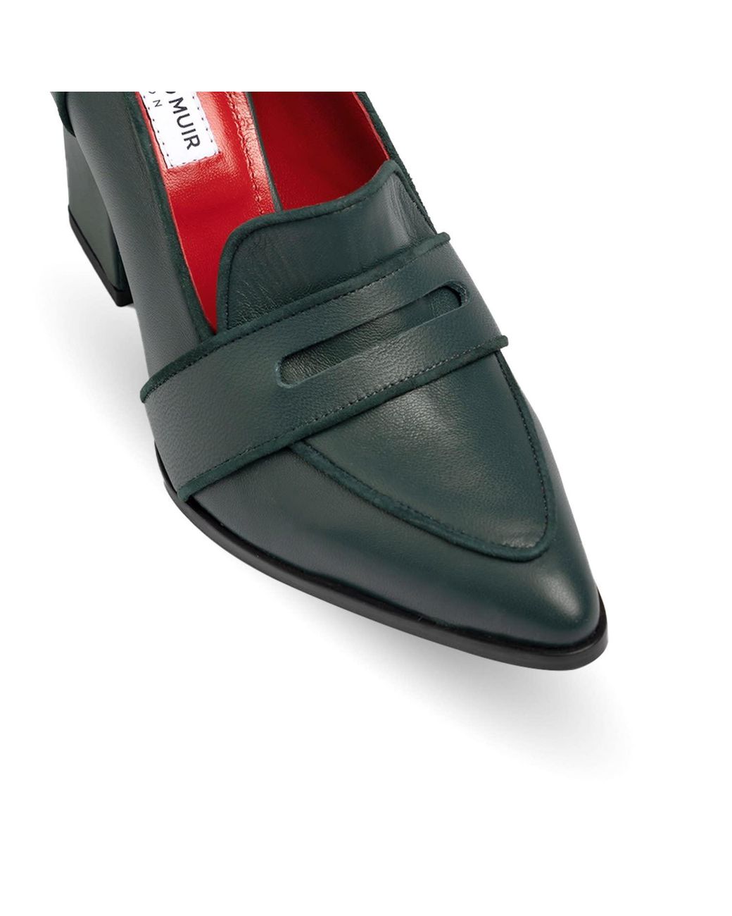 Rosamund Muir London Green Annabel Dark Loafers