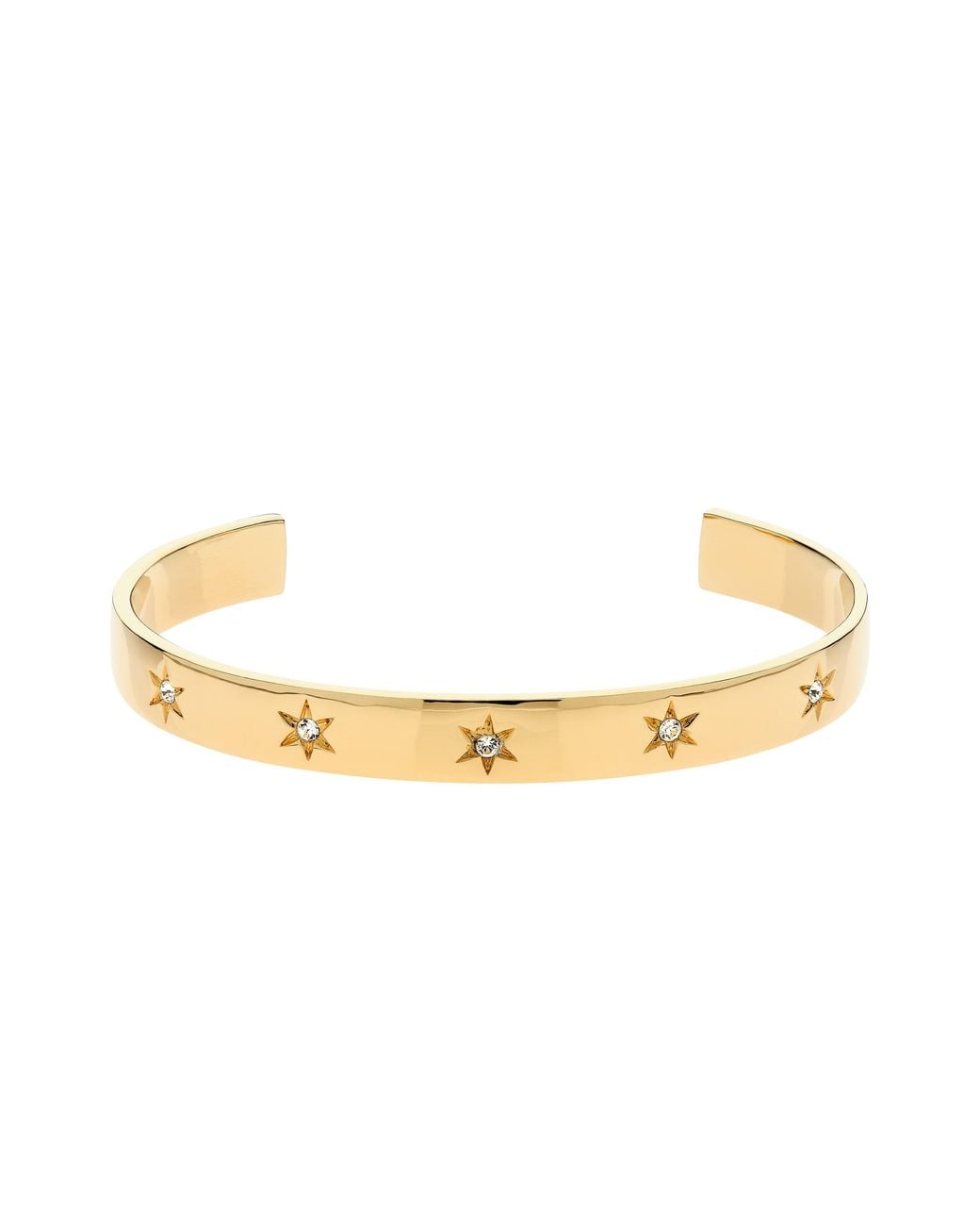 Emma Holland Jewellery Metallic Crystal Star Cuff