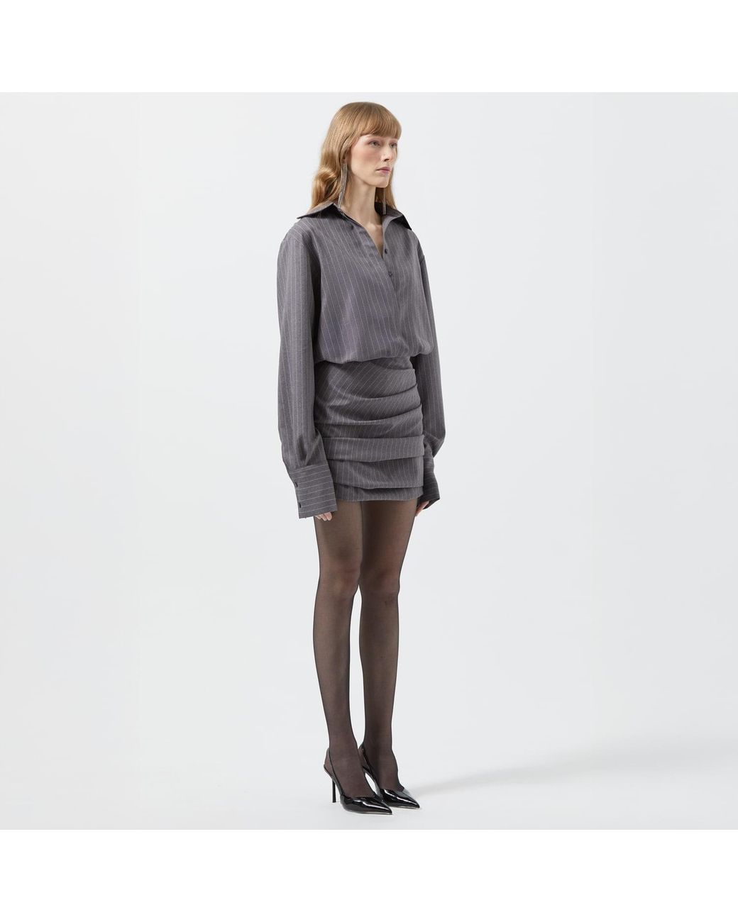 Herfetch Gray Mini City Dress