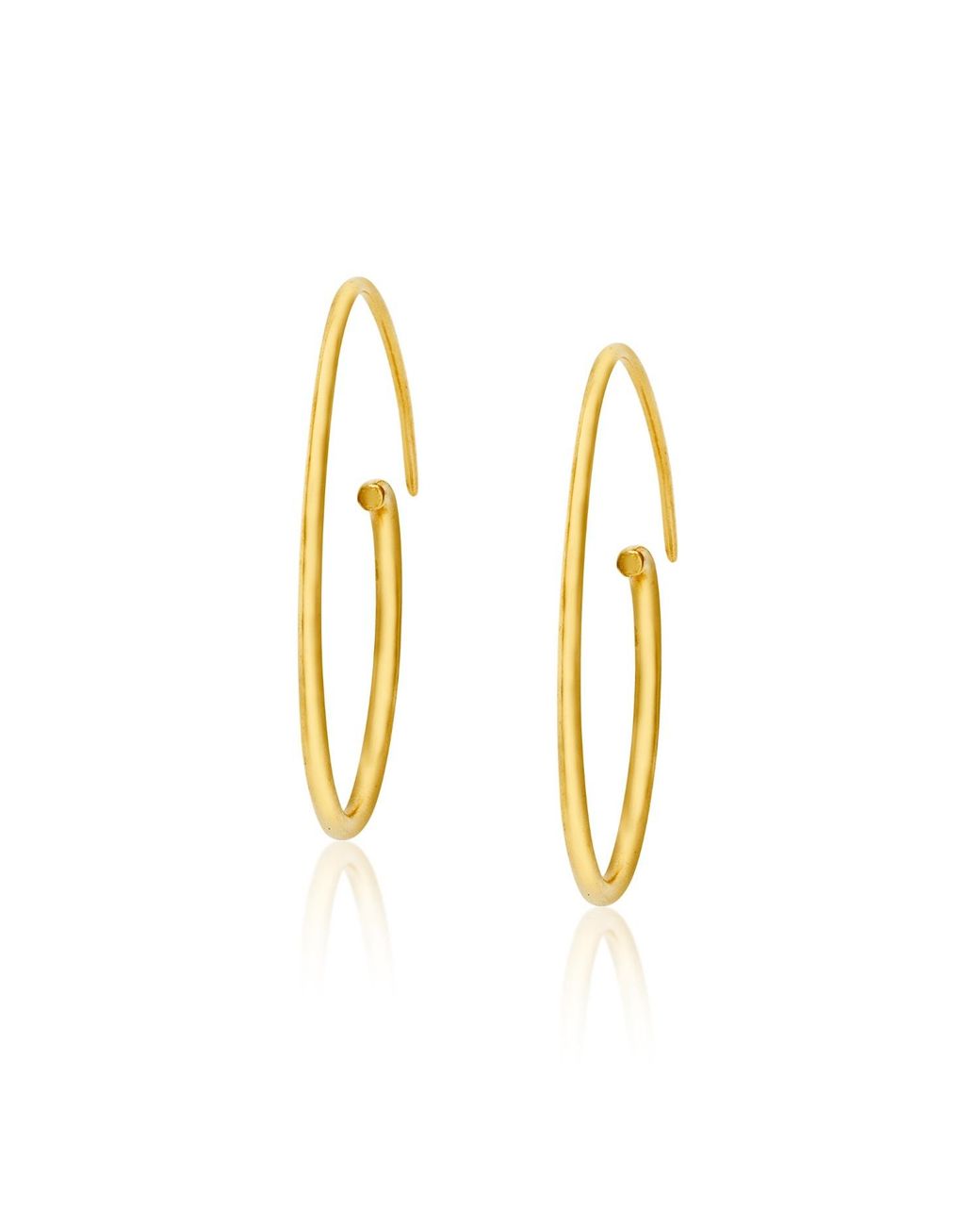 Preeti Sandhu Metallic Loop Hoops