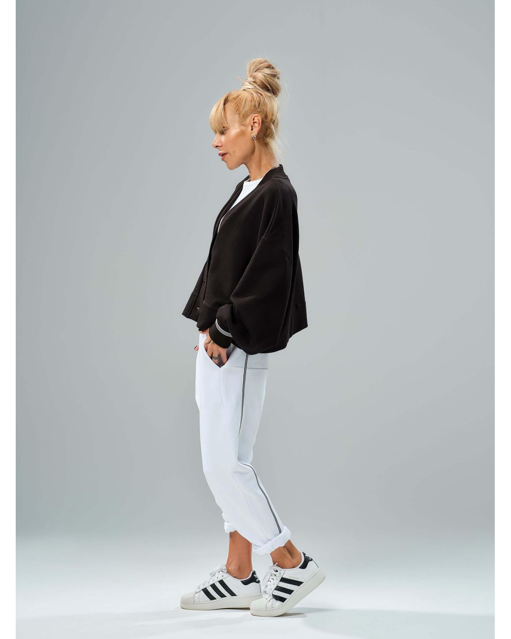 Clothes by Locker Room Black Snap-Button Jacket