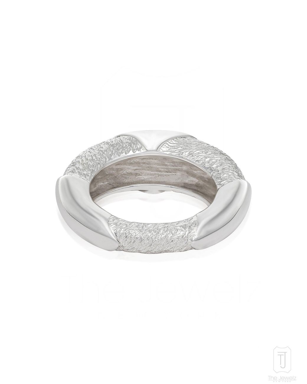 The Jewelz White Chroma Donut Ring