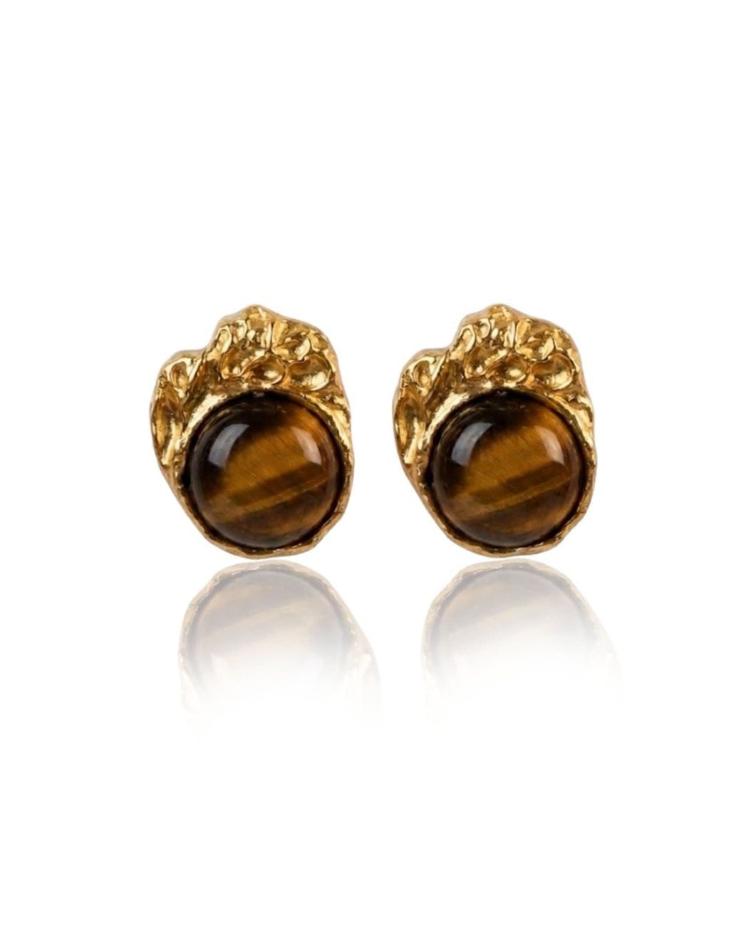 VIEA Metallic Tazi Molten Earrings