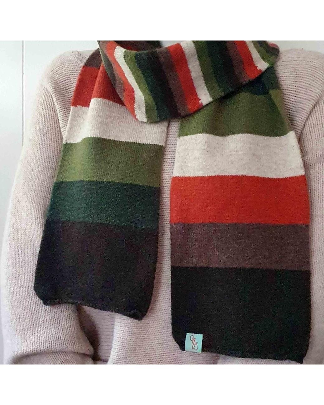 Otto & Spike Green Scarves for men