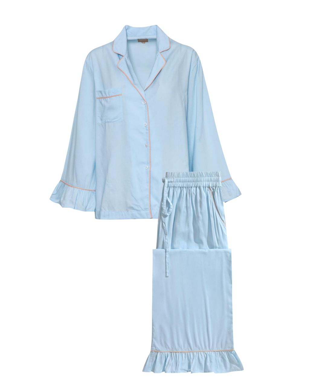 Carolina Benoit Blue Luxury Bamboo Pajama Set