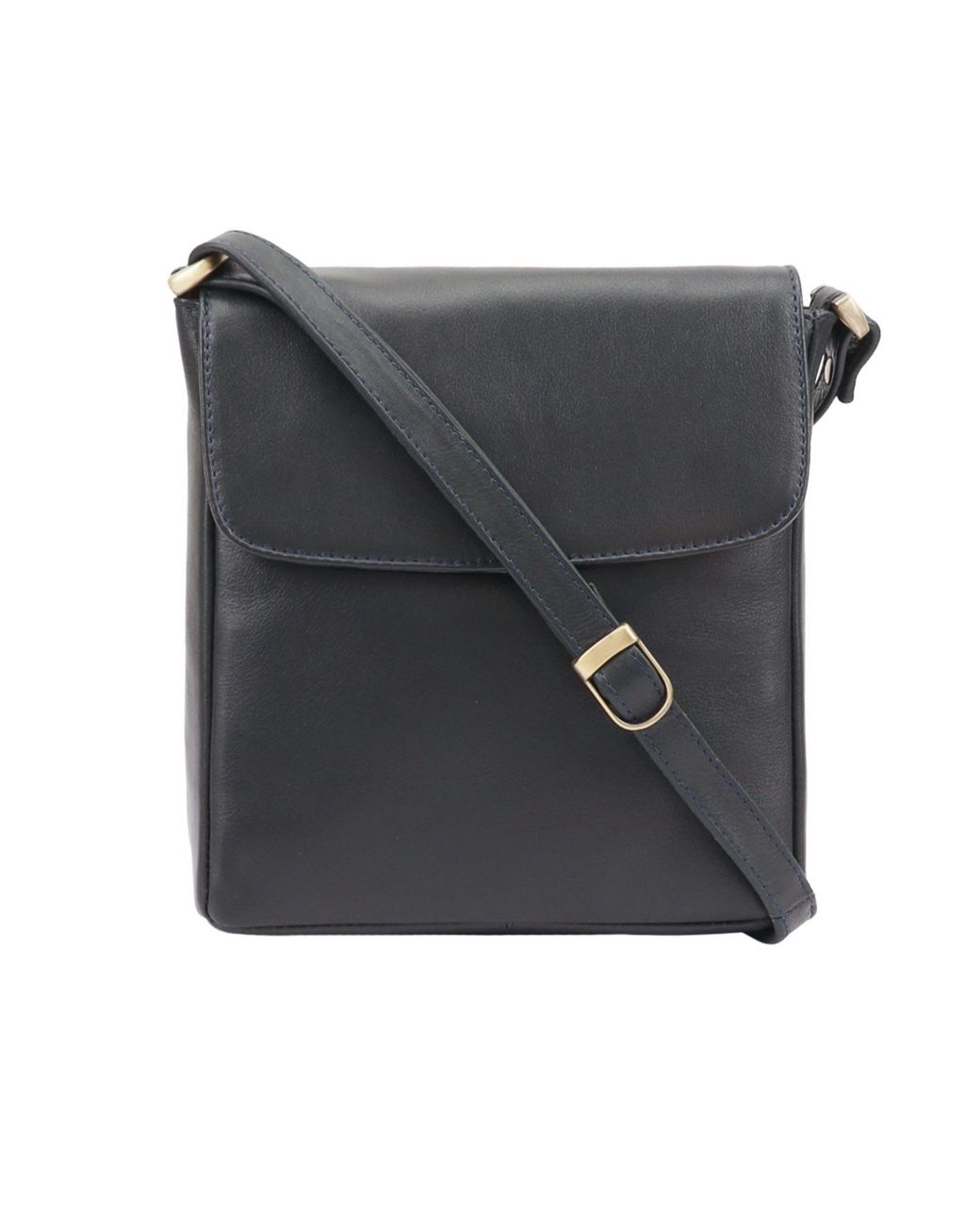 Lloyd Baker Black Saharsa Leather Crossbody Bag
