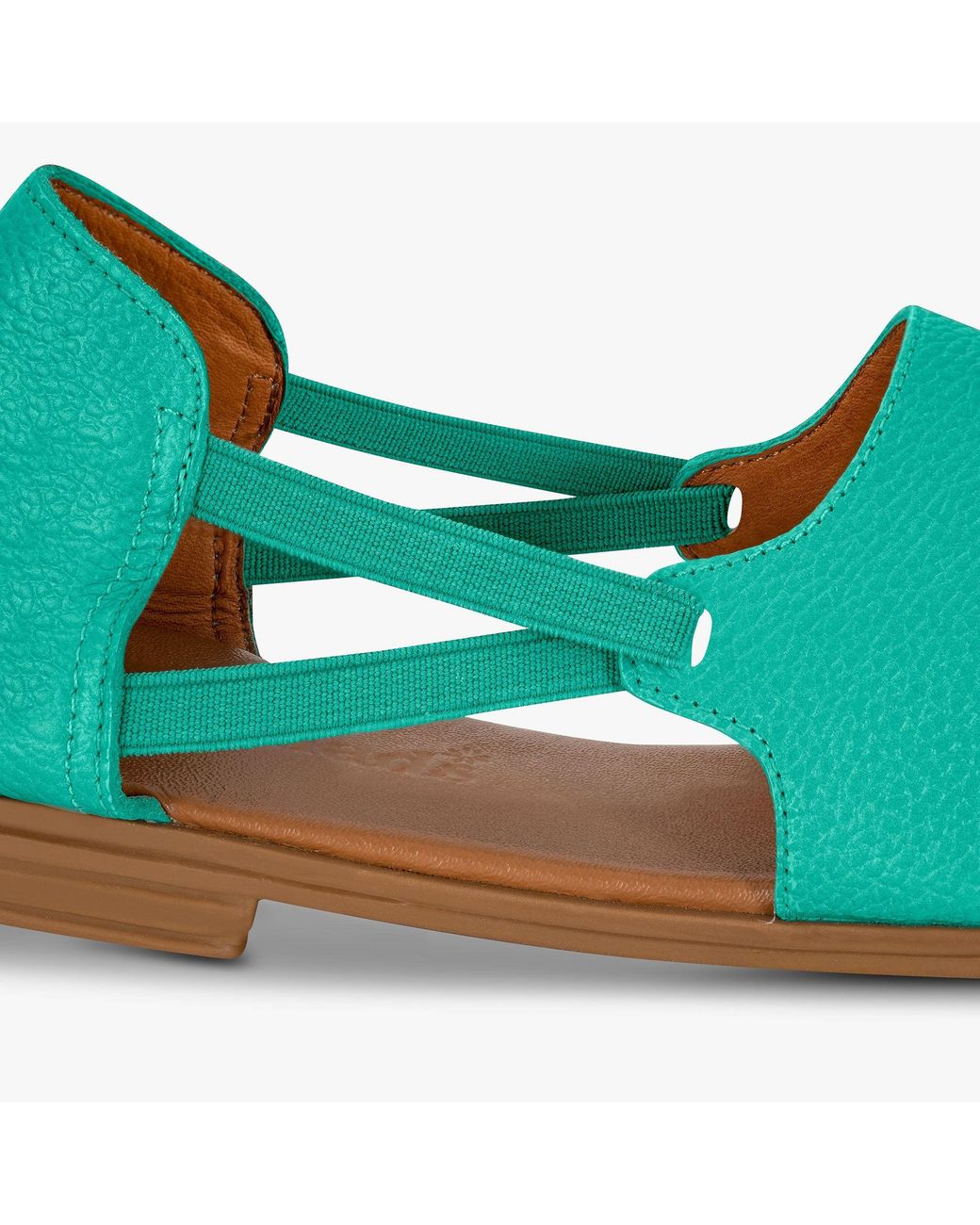 Womads Green Peep Toes