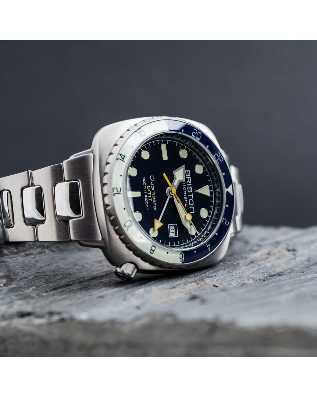 Briston Blue Clubmaster Diver Pro Gmt for men