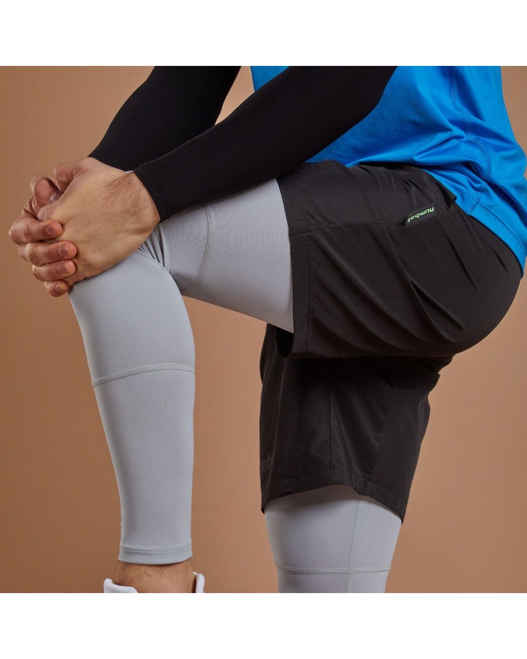 NUMBAT Blue Pro Sports Training Shorts for men