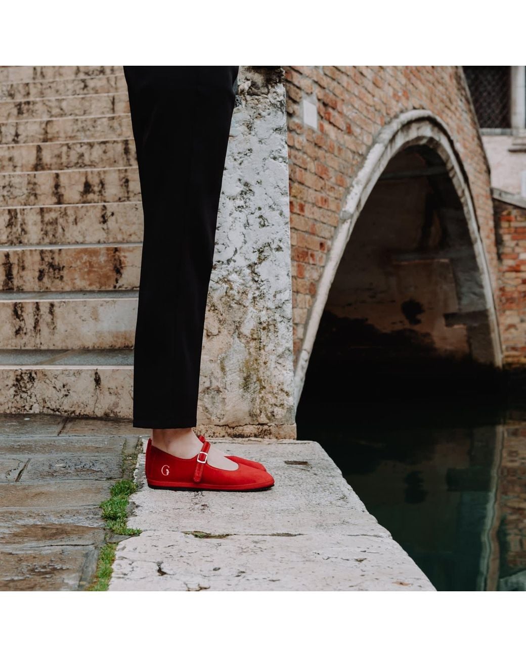 Gondolina Shoes Red Opera Mary Jane Ruby Velvet