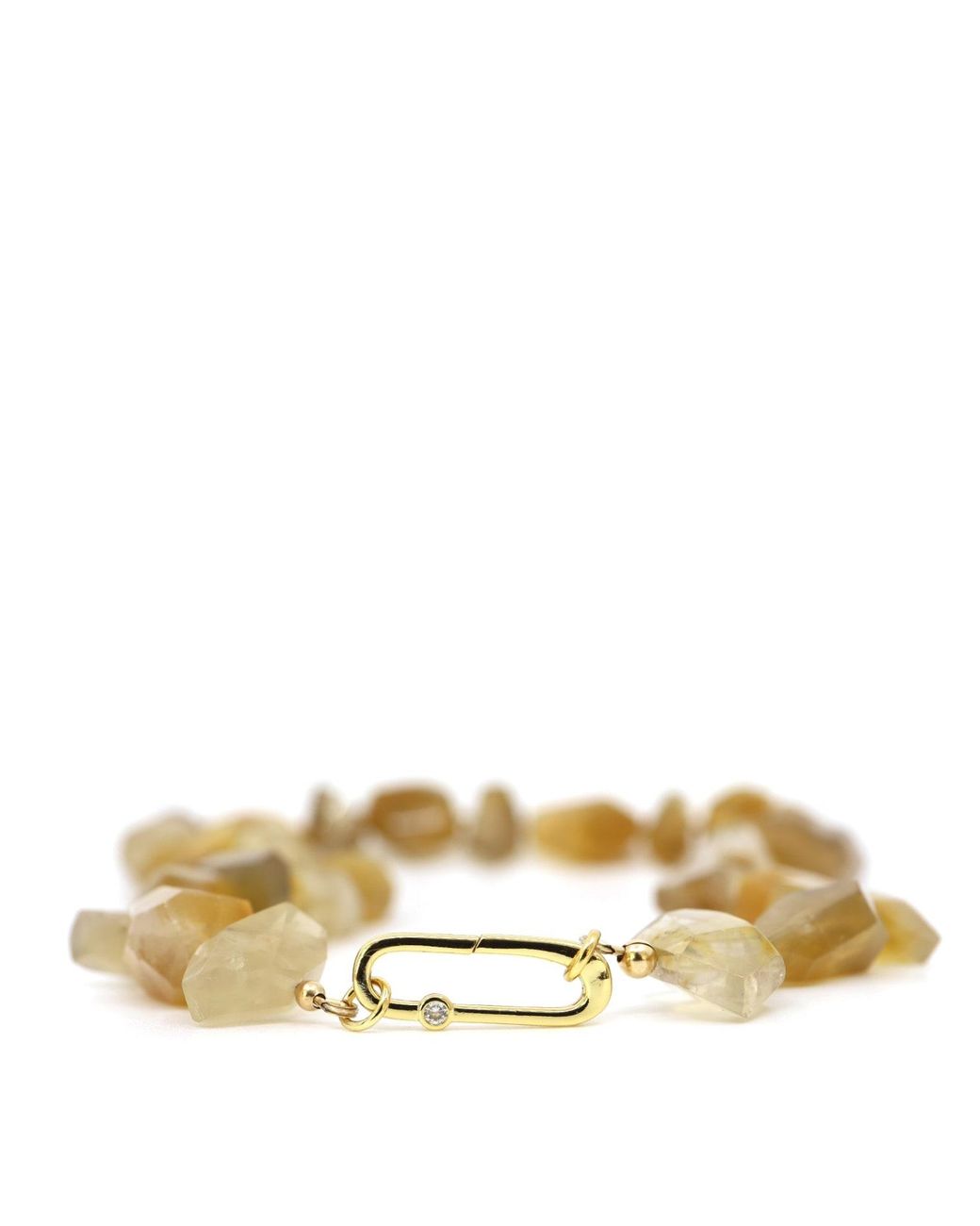 Shar Oke Metallic Hematoid Quartz Necklace