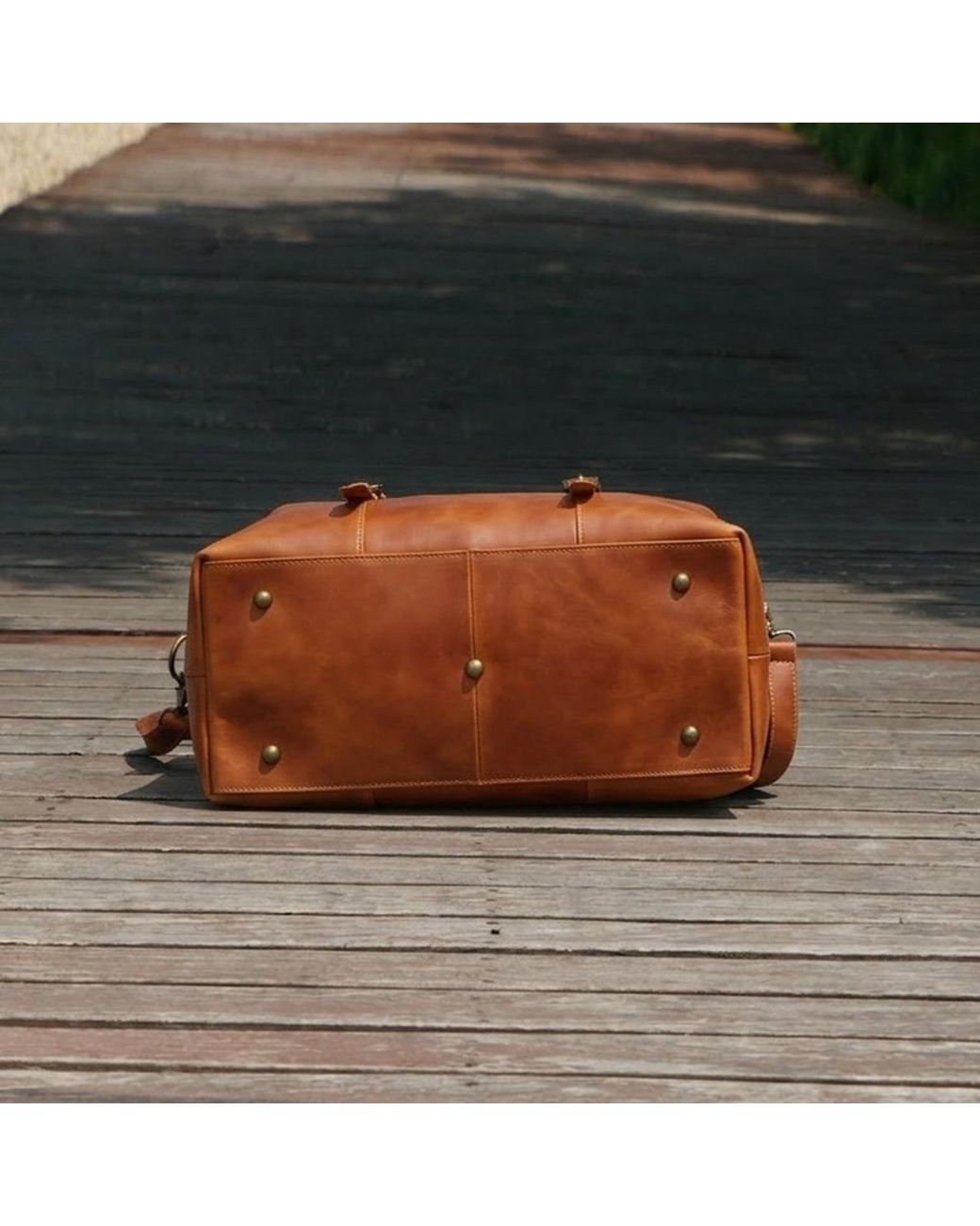 Touri Black Classic Duffle With Luggage Tag for men
