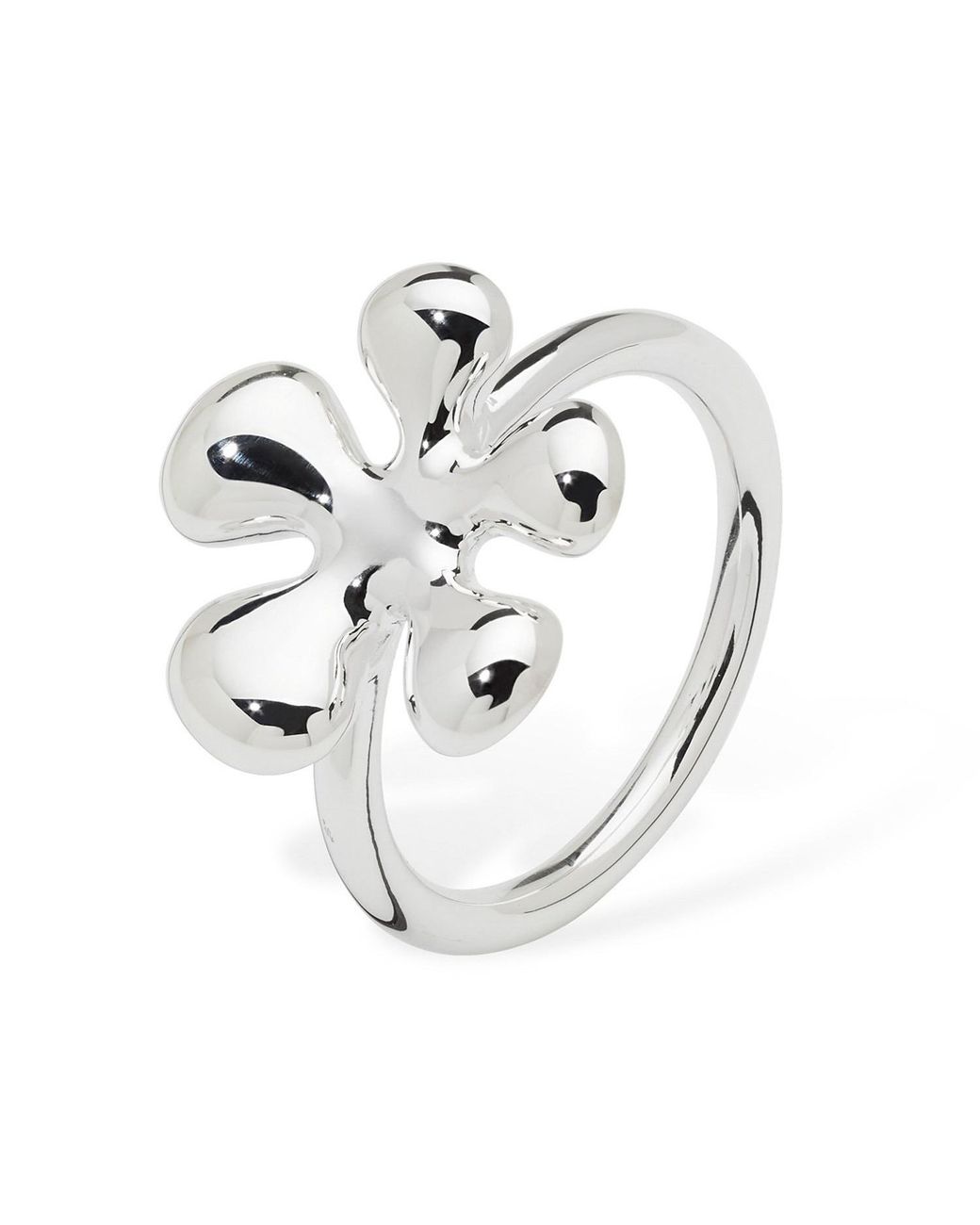 Lucy Quartermaine Metallic Solid Sterling Raised Splash Ring