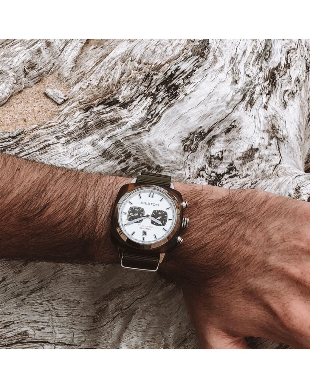 Briston Metallic Clubmaster Sport Chrono for men