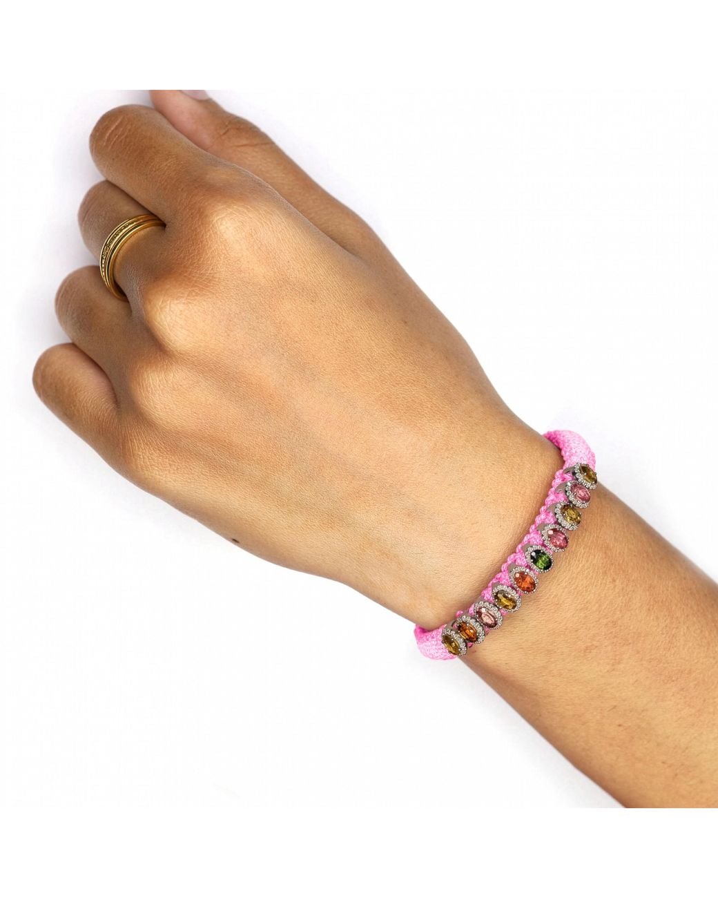 Caravan of Stones Pink Bubblegum Mini Lisse Bracelet