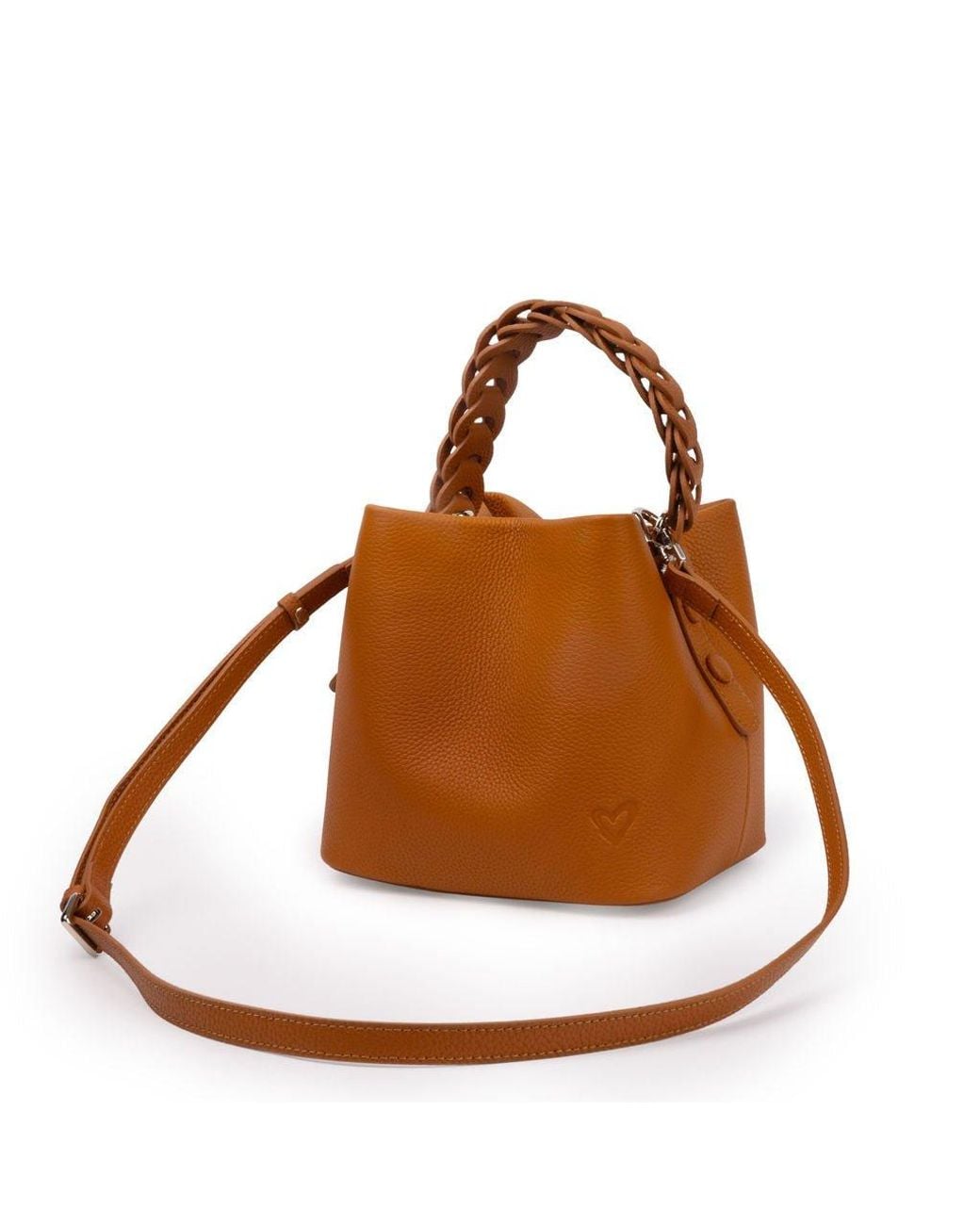 Prenelove Brown New: Trinity Genuine Leather Bucket