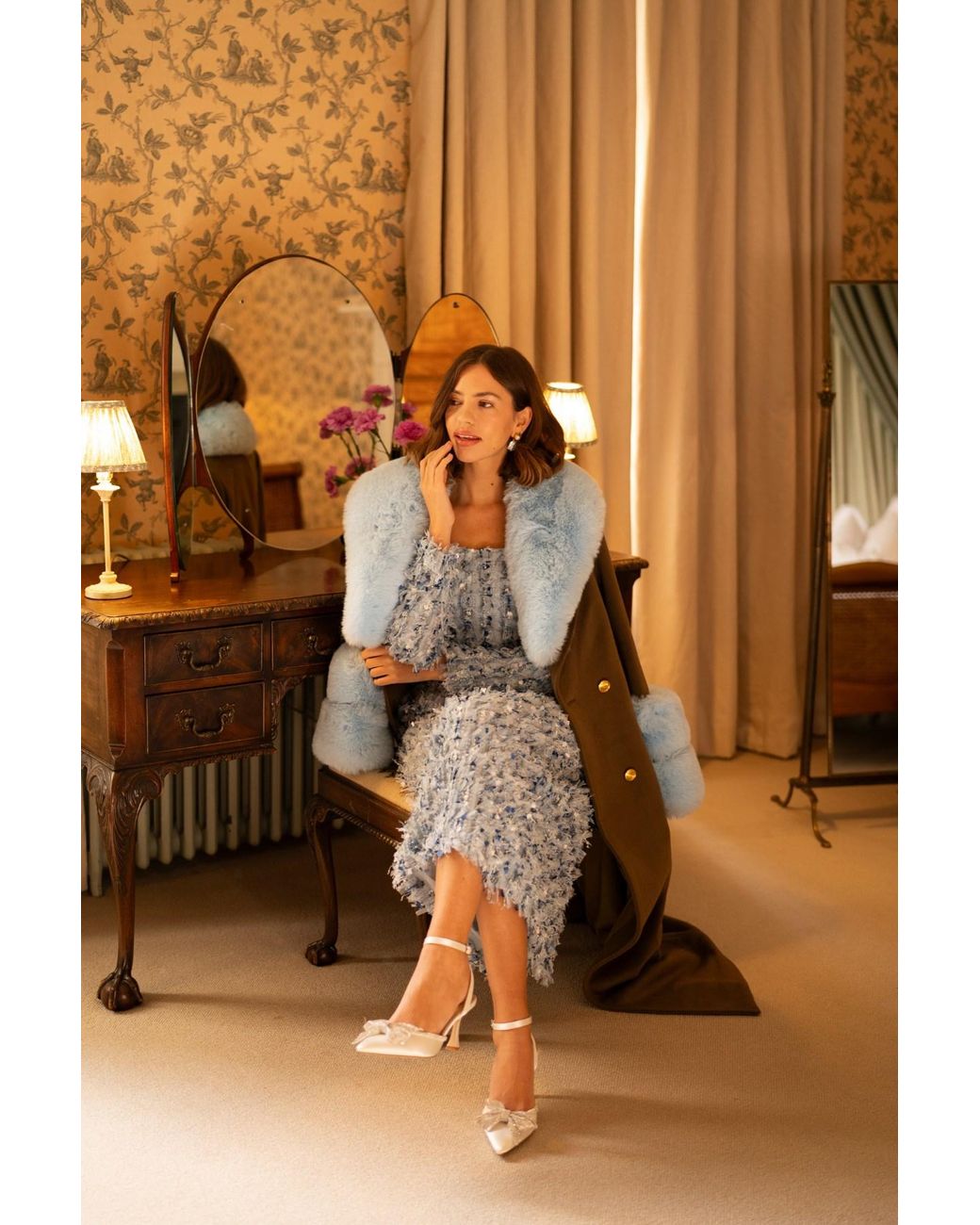 Hortons England Blue Serena Dress