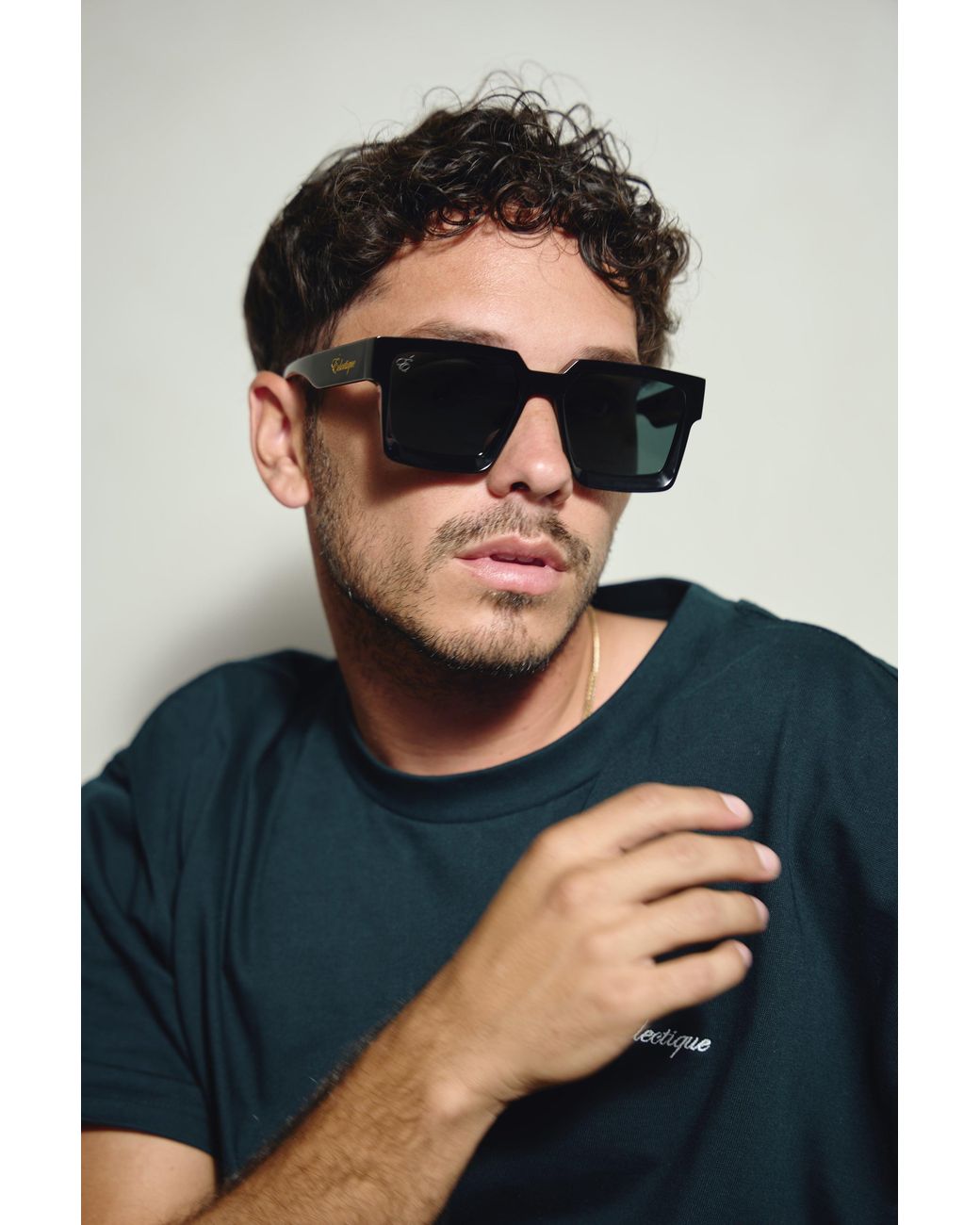 Éclectique Blue Polarized Sunglasses for men