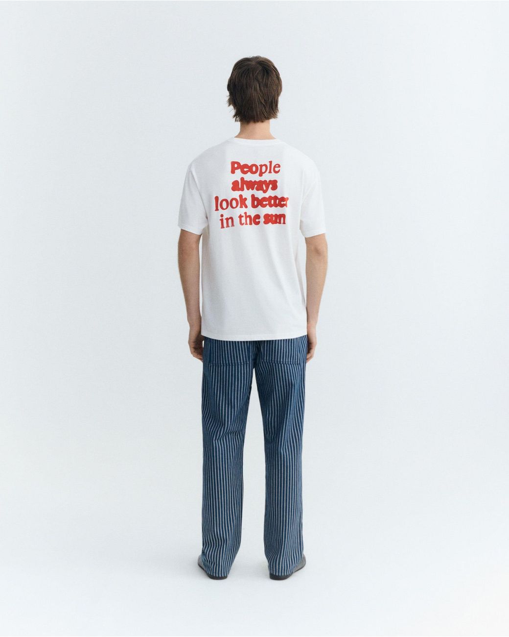 Thinking Mu White People Aaron T-Shirt for men