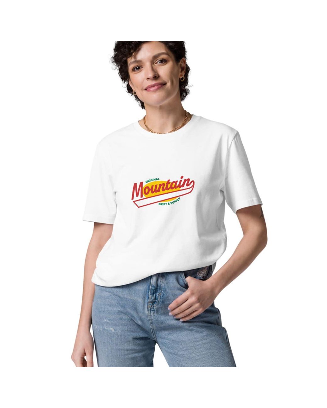 Anchor and Crew White Original Mountain Supply Organic Cotton T-Shirt