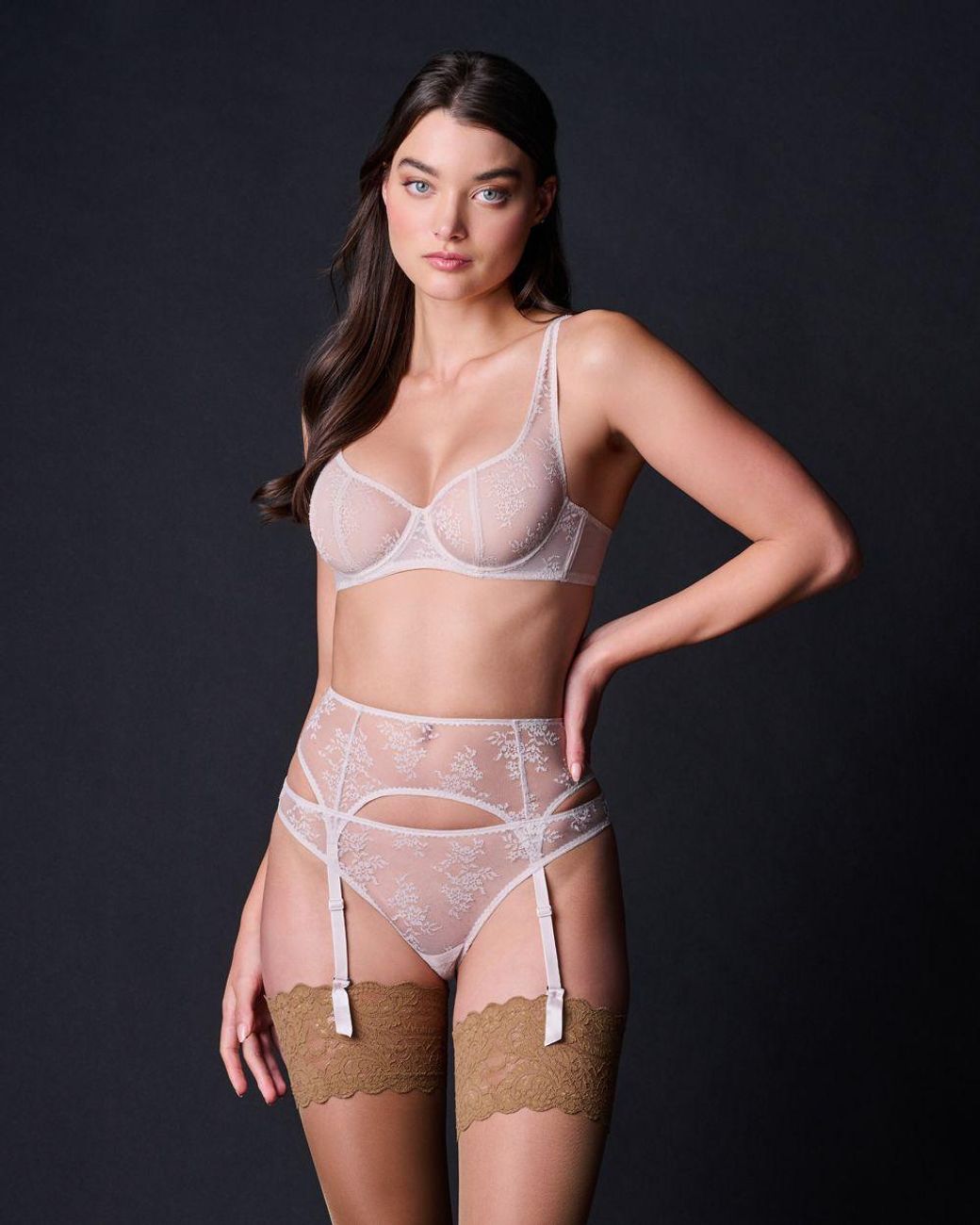 Journelle Pink Romy Demi Bra Petal
