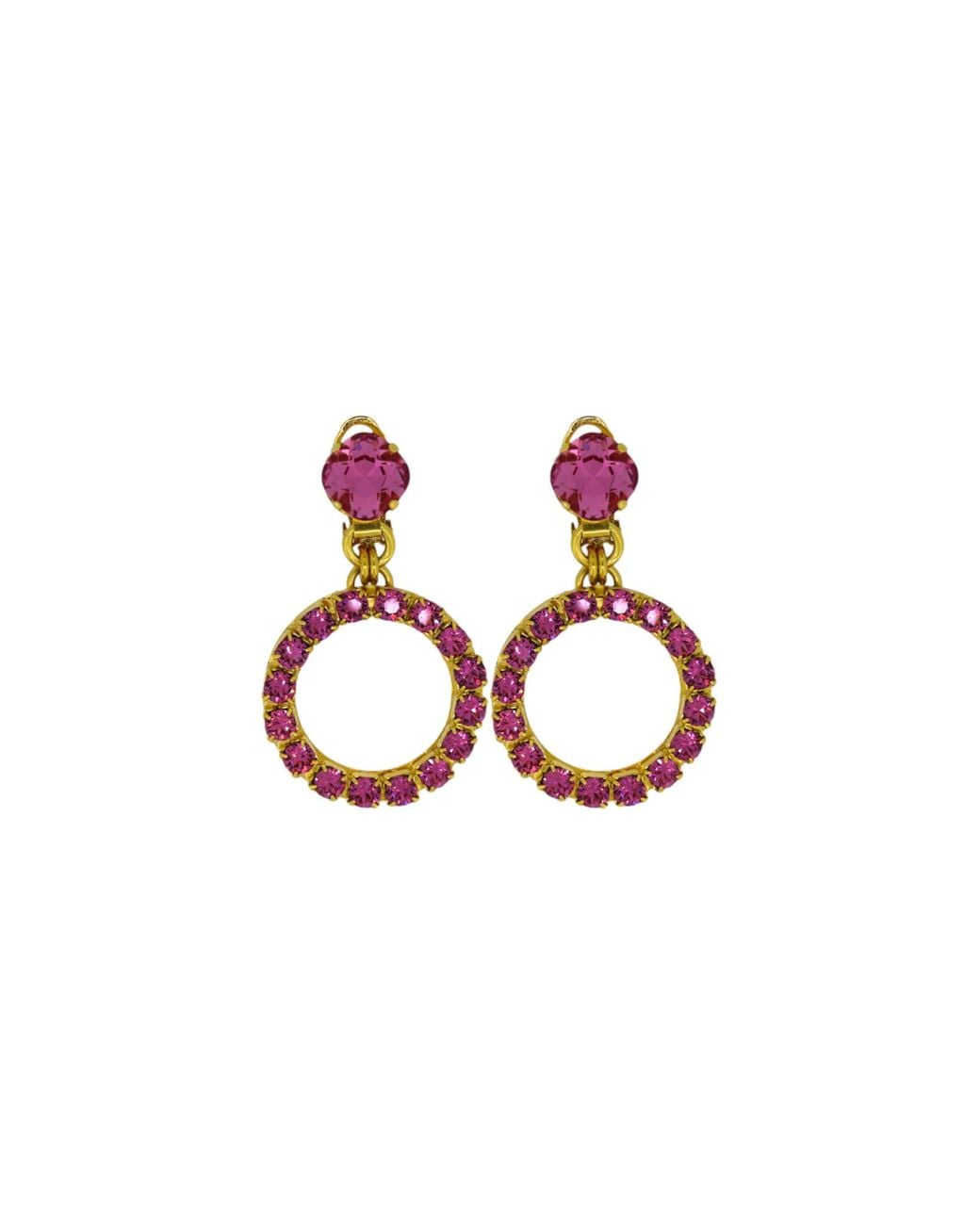 Vicki Sarge Black The Small Hoop Earrings