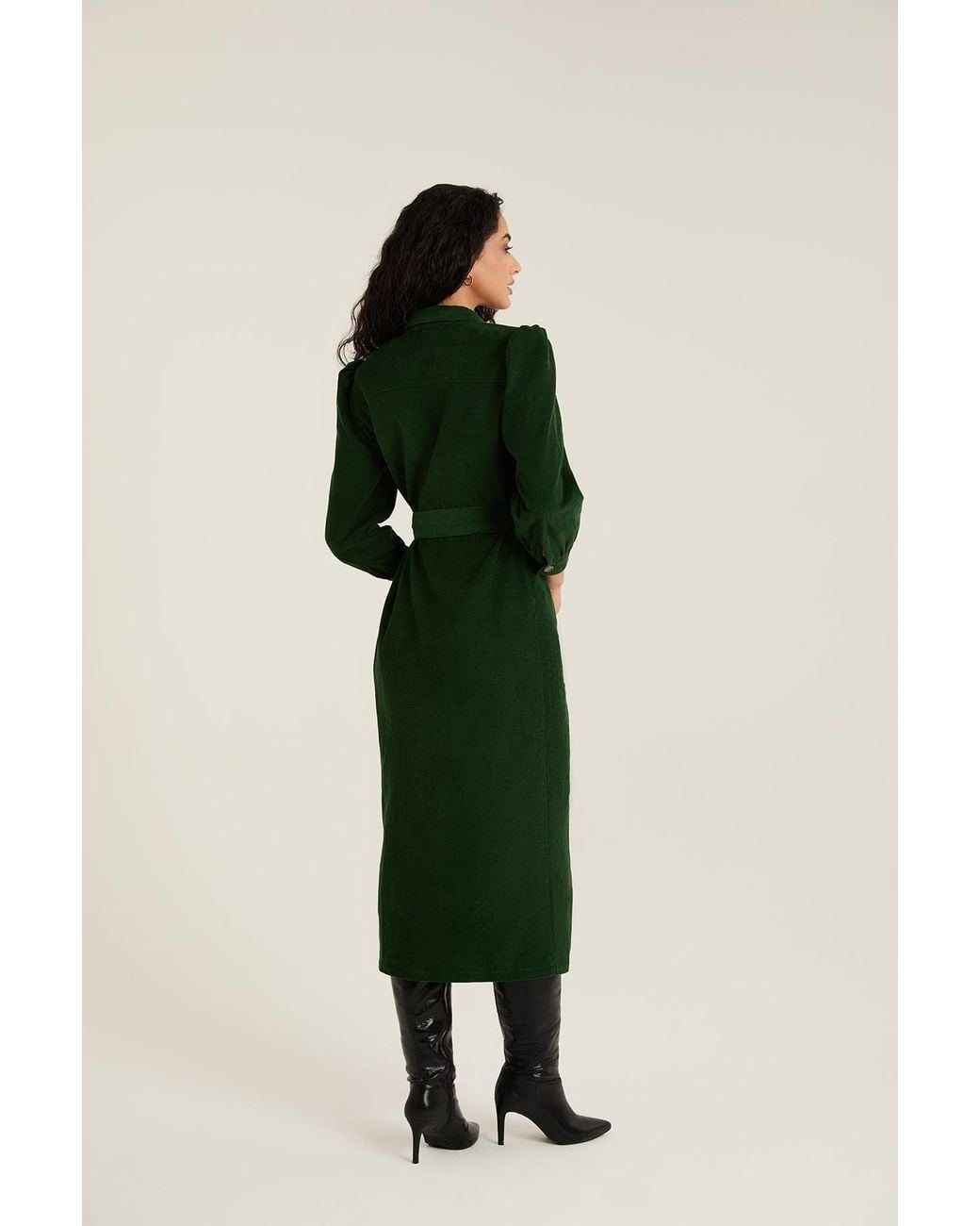 Raishma Green Delphine Dress