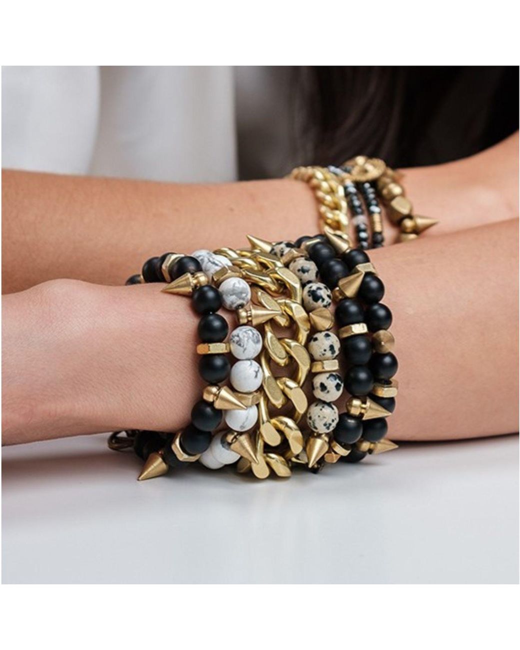 Rachel Nathan Green On Point: Dalmatian Japser Bracelet