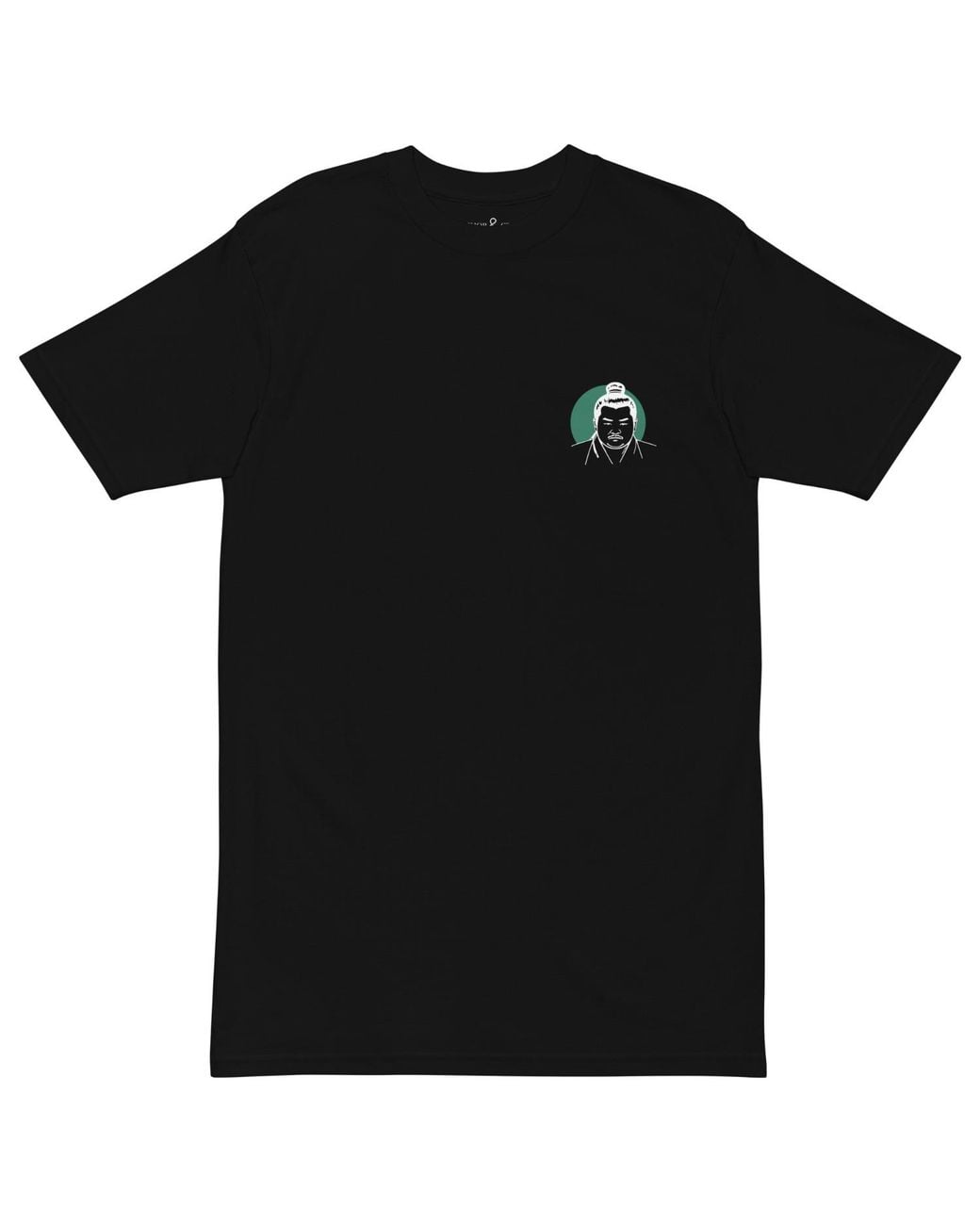 Anchor and Crew Black One Sumo Japan Era Heavy Cotton T-Shirt for men