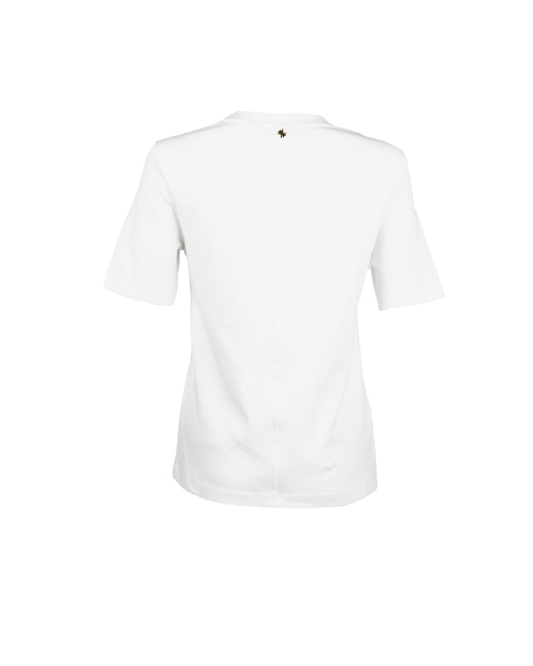 House of Laines London White Neutrals Laines Couture Embellished Cream Organza Corsage Brooch T-Shirt